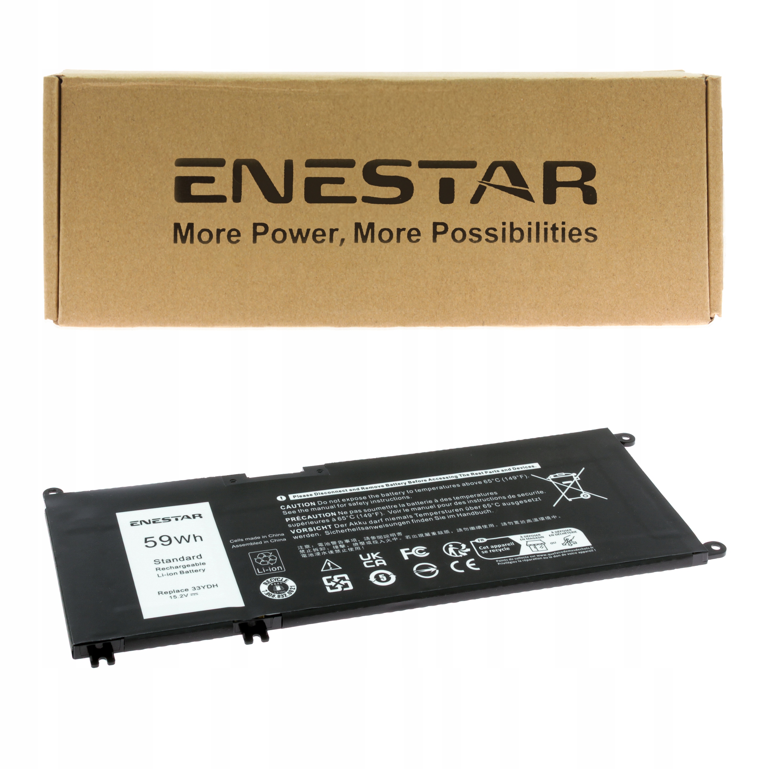 Premium bateria do Dell P75F G3 3579 3779 G5 5587 Latitude 3300 3380 3580