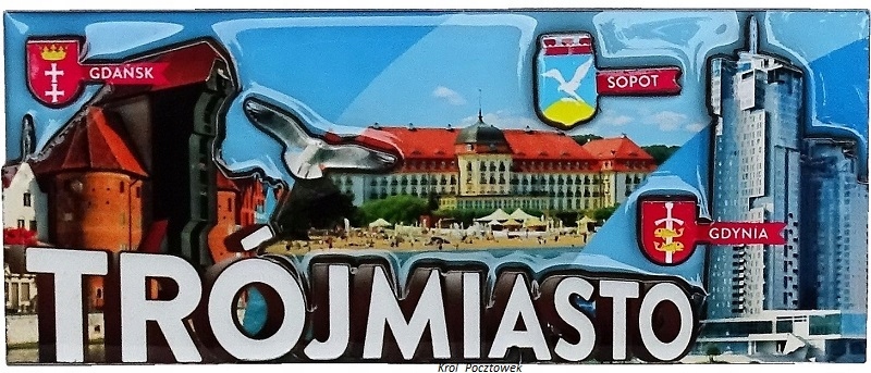 

Pamiątka z Trójmiasta magnes przestrzenny
