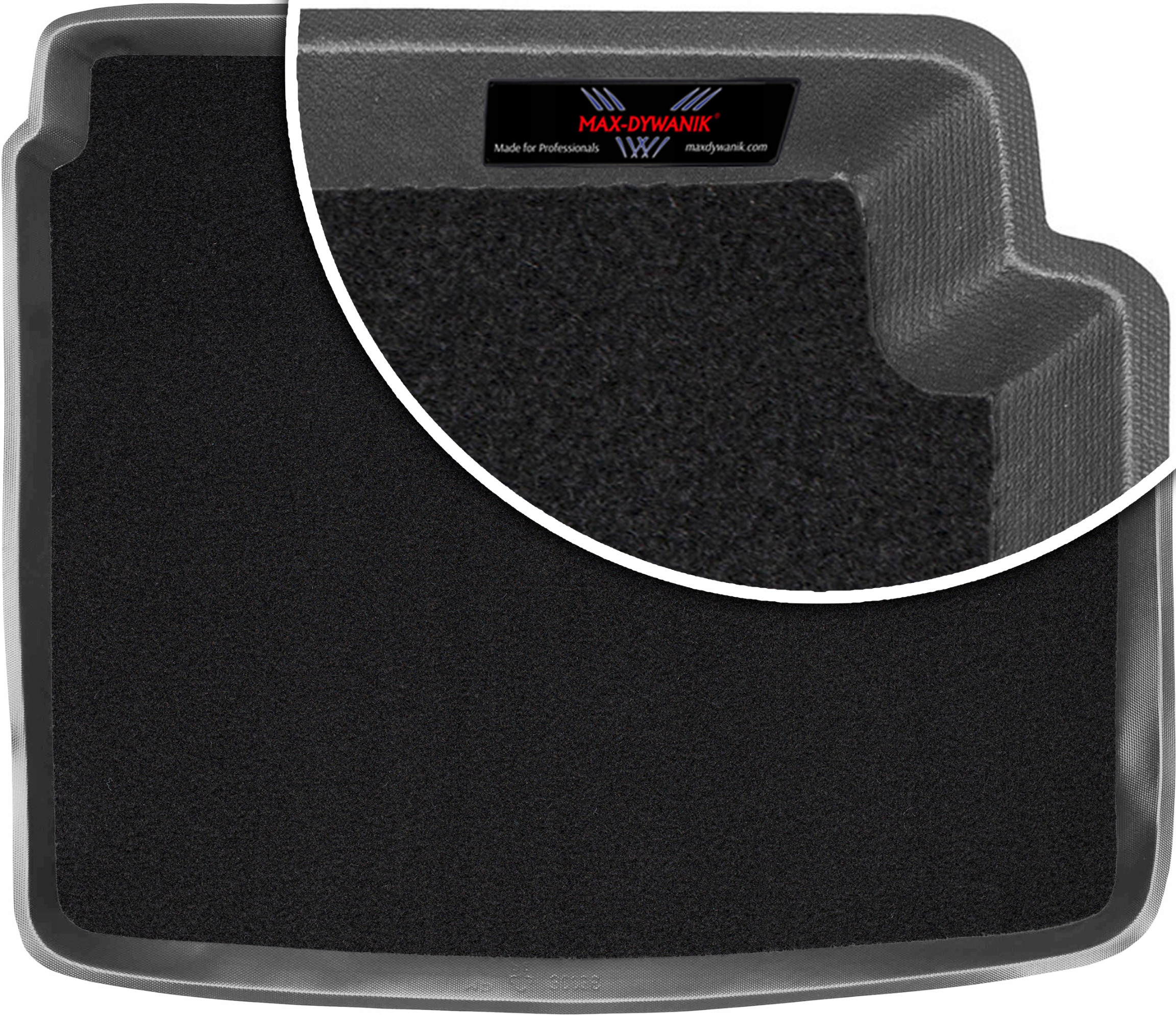 Vw Tiguan I Suv 5os 2007-2013 Koberec do zavazadlového prostoru s velurovou podložkou