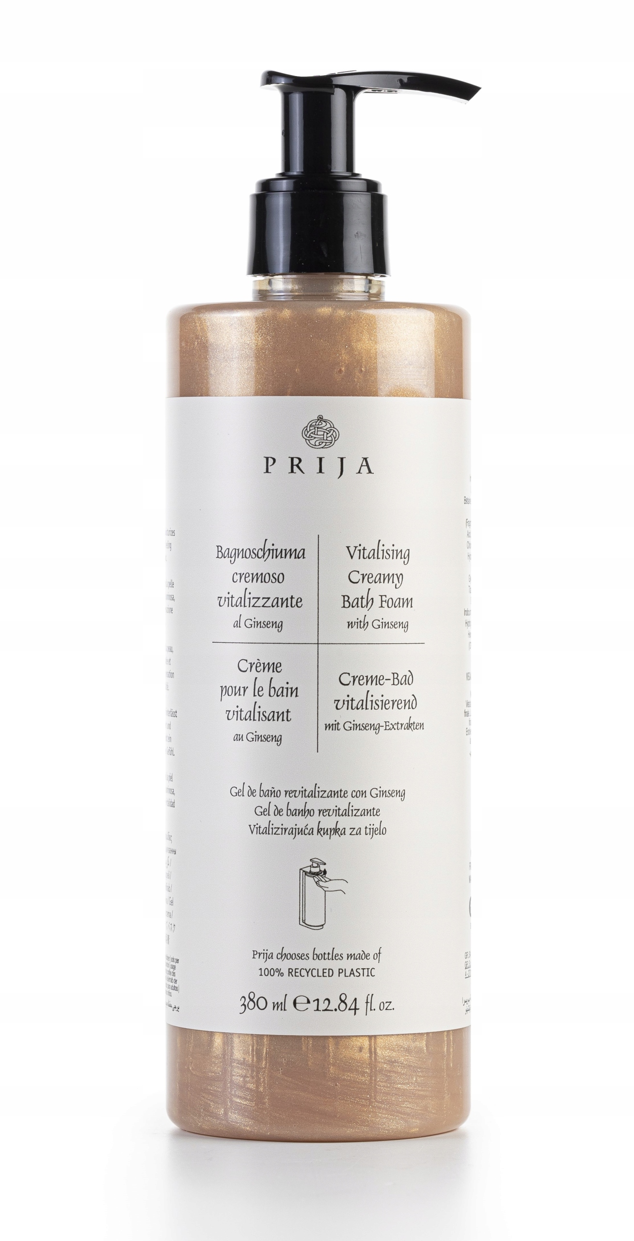

PRIJA-Płyn do kąpieli z żeń-szeniem 380ml z pompką
