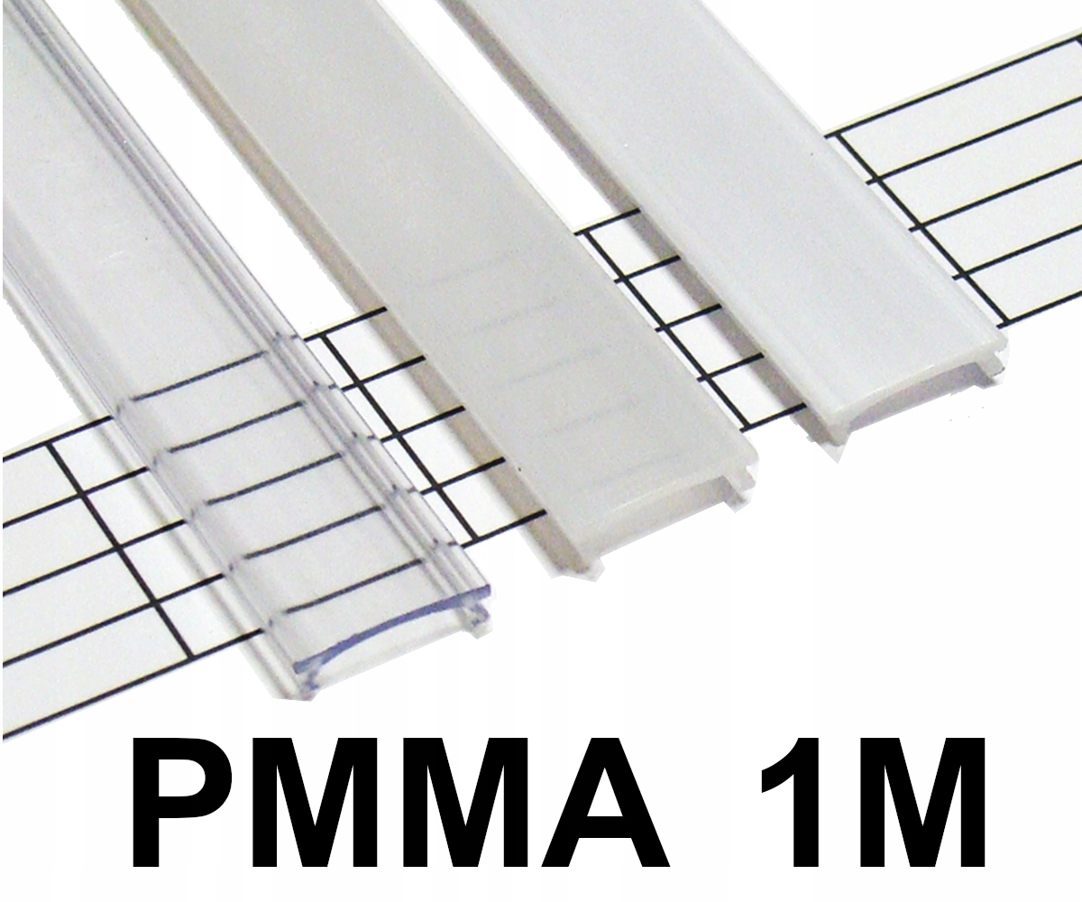 

Klosz do Profilu Led 1m A B C D G H Y Z X W Pmma