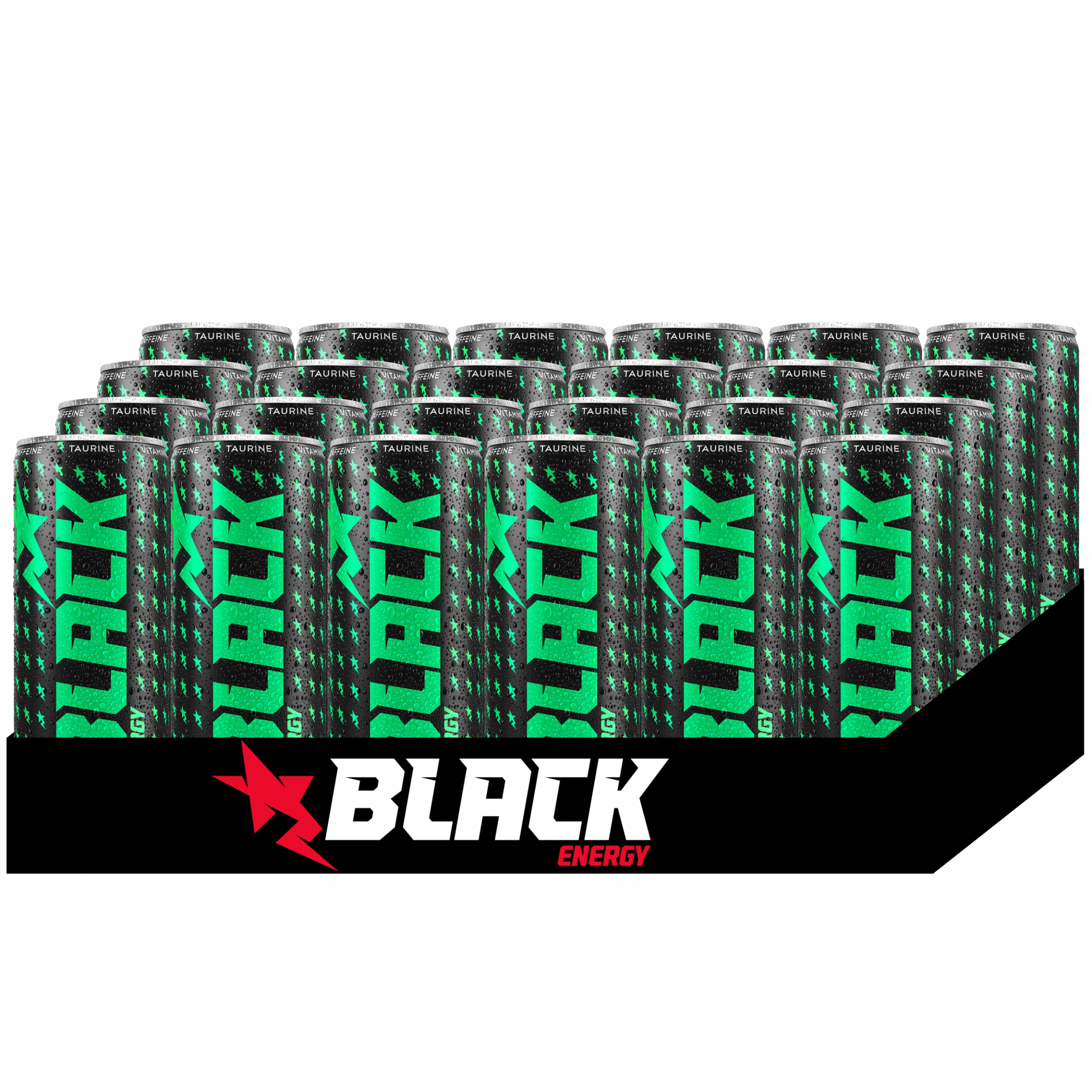 Levně Black Energy Mojito Sycený energetický nápoj 250 ml x 24 kusů