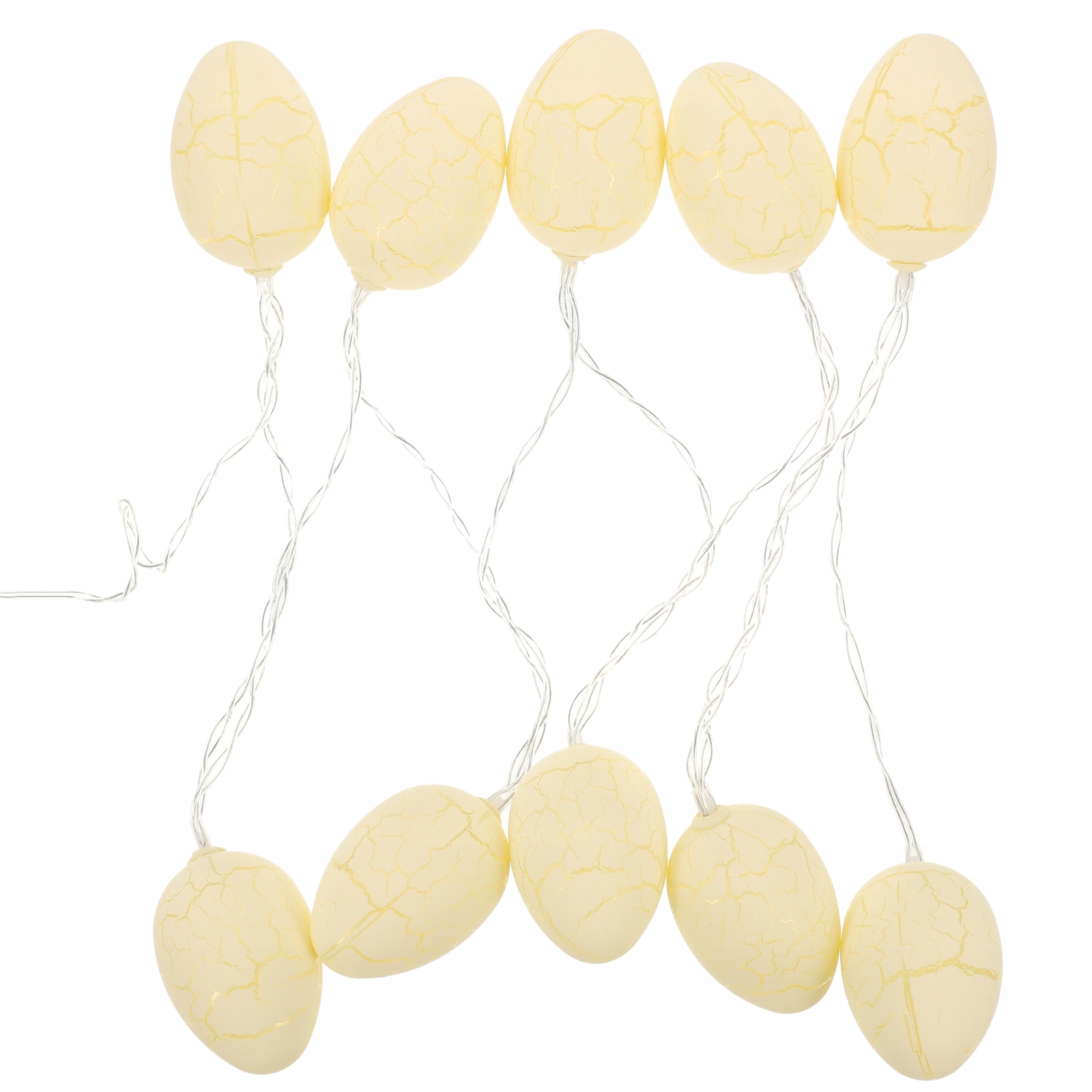 LAMPA WIELKANOCNA Z PĘKNIĘTĄ SKÓRKĄ JAJKA LED