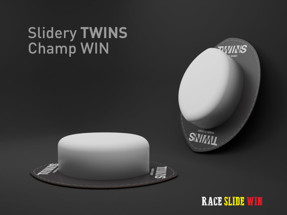 polymérové slidery na lakte Twins Champ Win