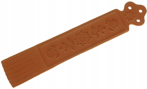 ZAKŁADKA DO KSIĄŻKI SKÓRZANA SKÓRA 100% RUDY PL