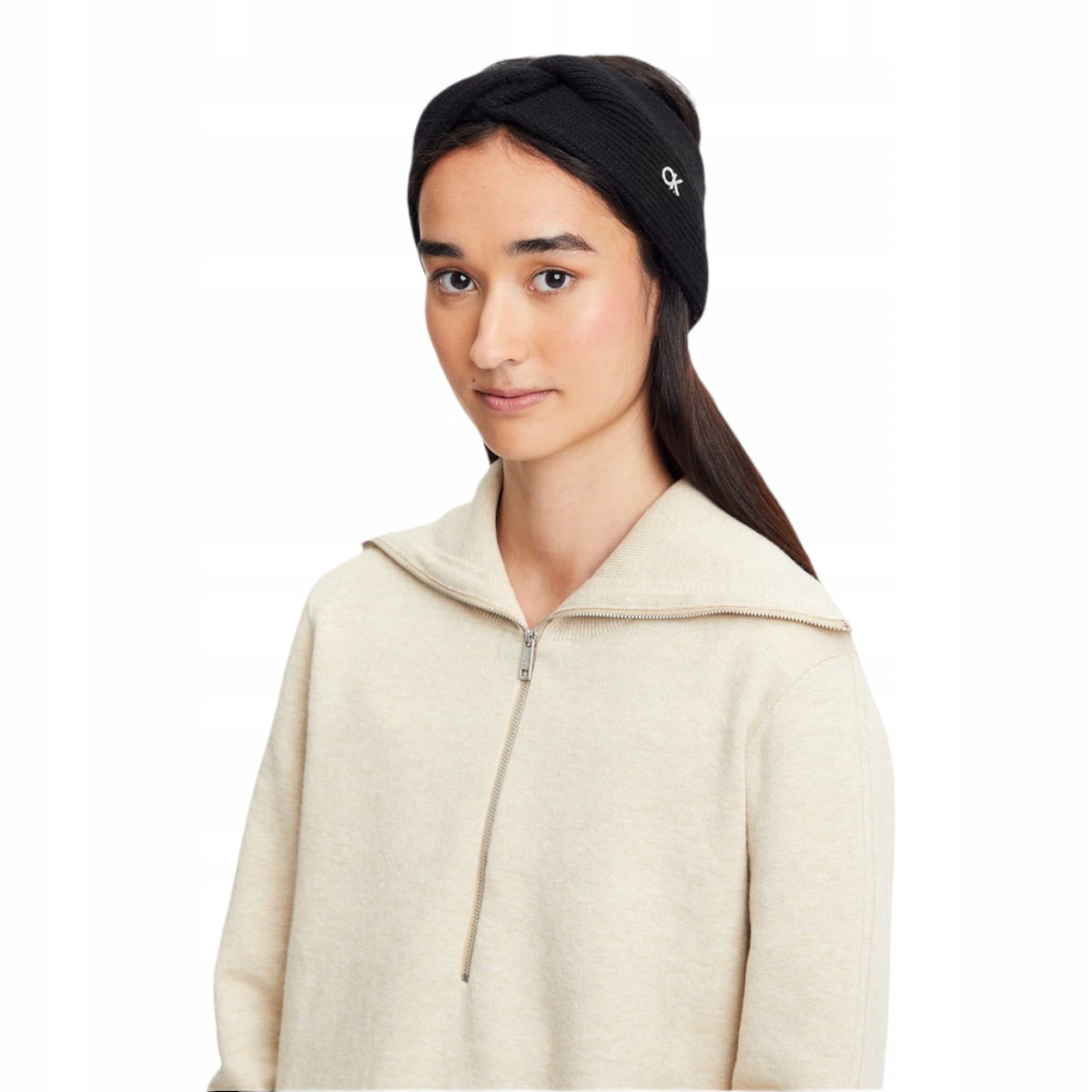 Calvin Klein Čelenka Re-lock Černá