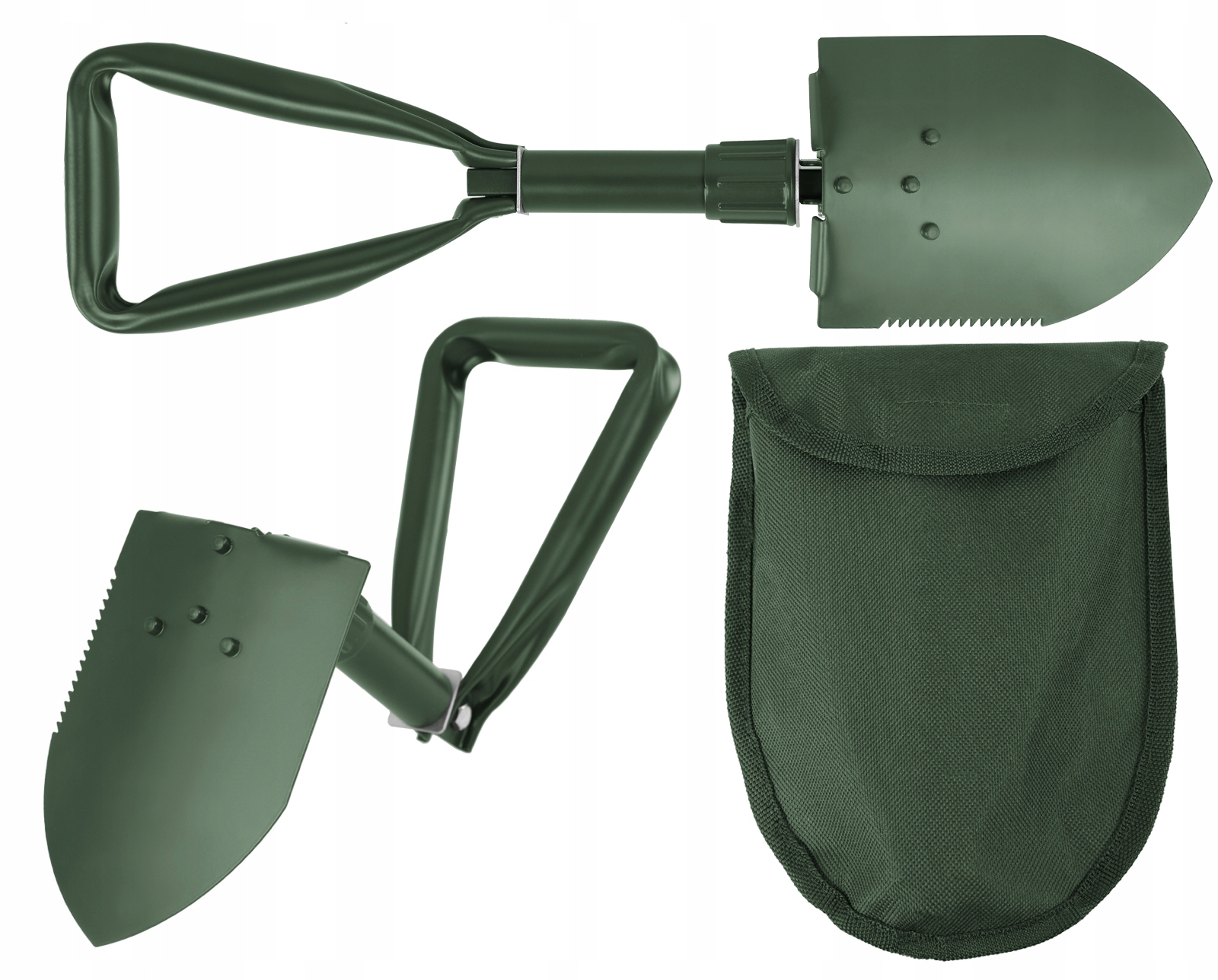 Saperka MFH Saperka składana khaki + POKROWIEC