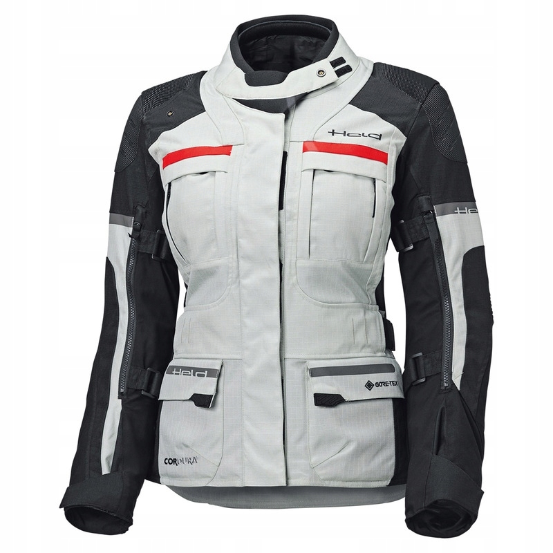 Dámska Textilná Motocyklová Bunda Held Carese 3 Gore-tex Grey Black (wxl)
