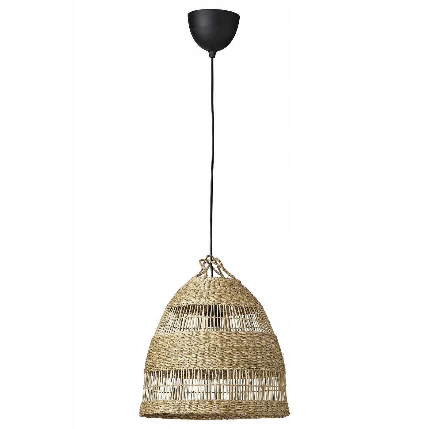 Torared Havsdjup Závěsná lampa ručně vyrobená ostřice/černá 36 cm
