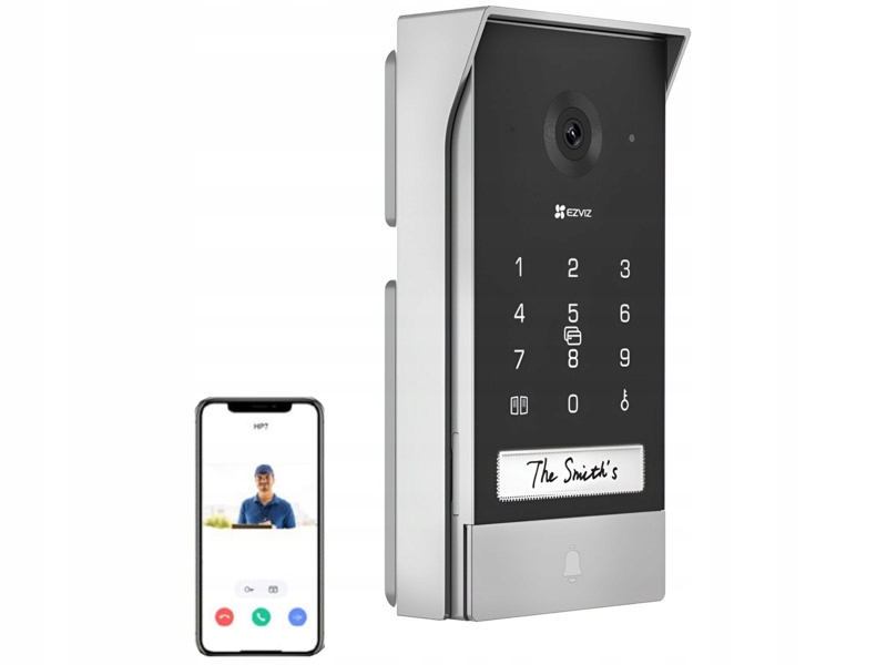 Wideodomofon Ezviz CS-EP7 z panelem solarnym