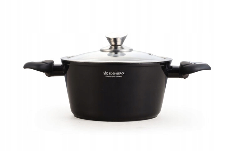 15-CZ ZESTAW/KOMPLET GARNKÓW EDENBERG5611 INDUKCJA Kolor czarny