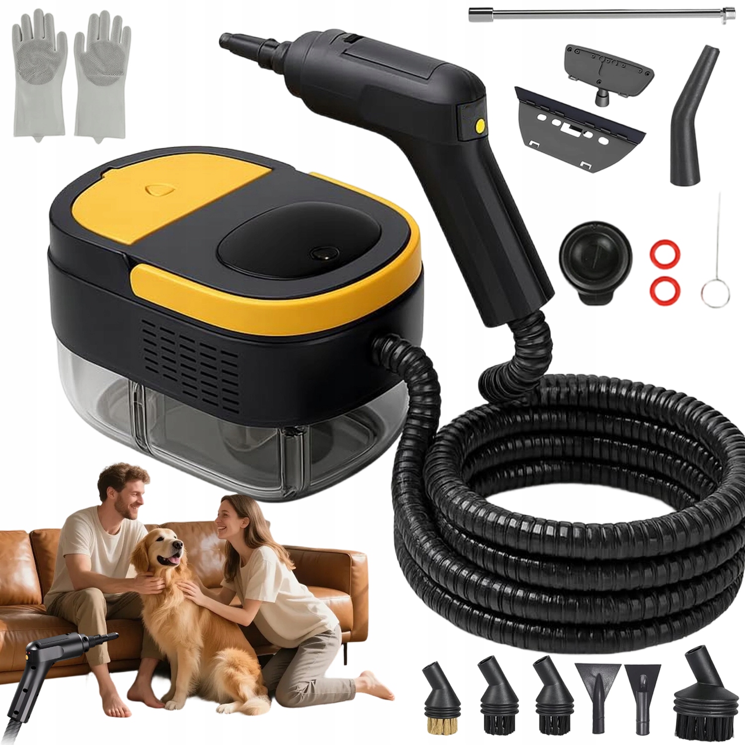 Parný Čistič Parný Vysávač Parný Mop Na Univerzálne Čistenie 2500 W