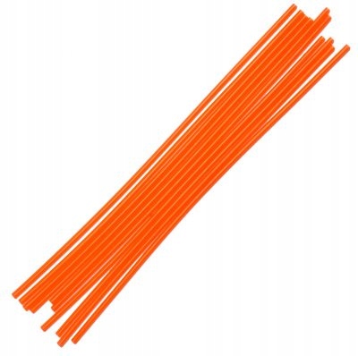 Tuby Plastikowe Do Much Tubowych Średnica 3MM Długość 20CM FD3408 Fl Orange