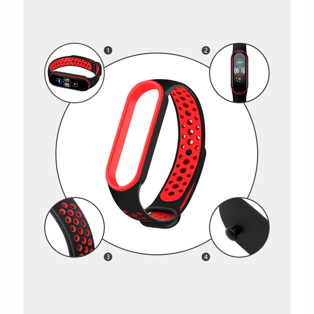 OPASKA PASEK do Xiaomi Mi Band 5 / 6 - KOLORY Kod producenta DLPS01002-MB5