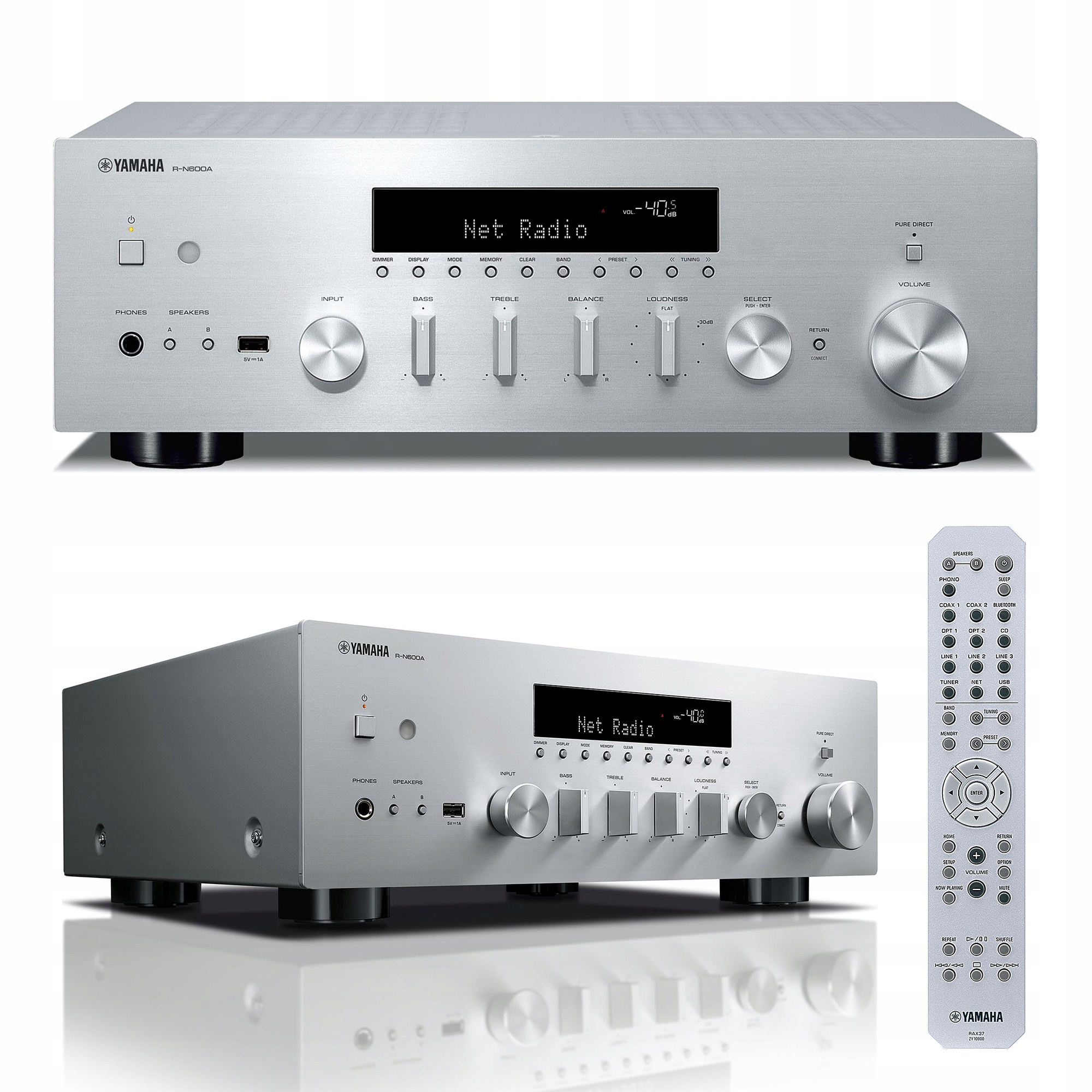 Yamaha R-N600A Stereo sieťový prijímač 2.1