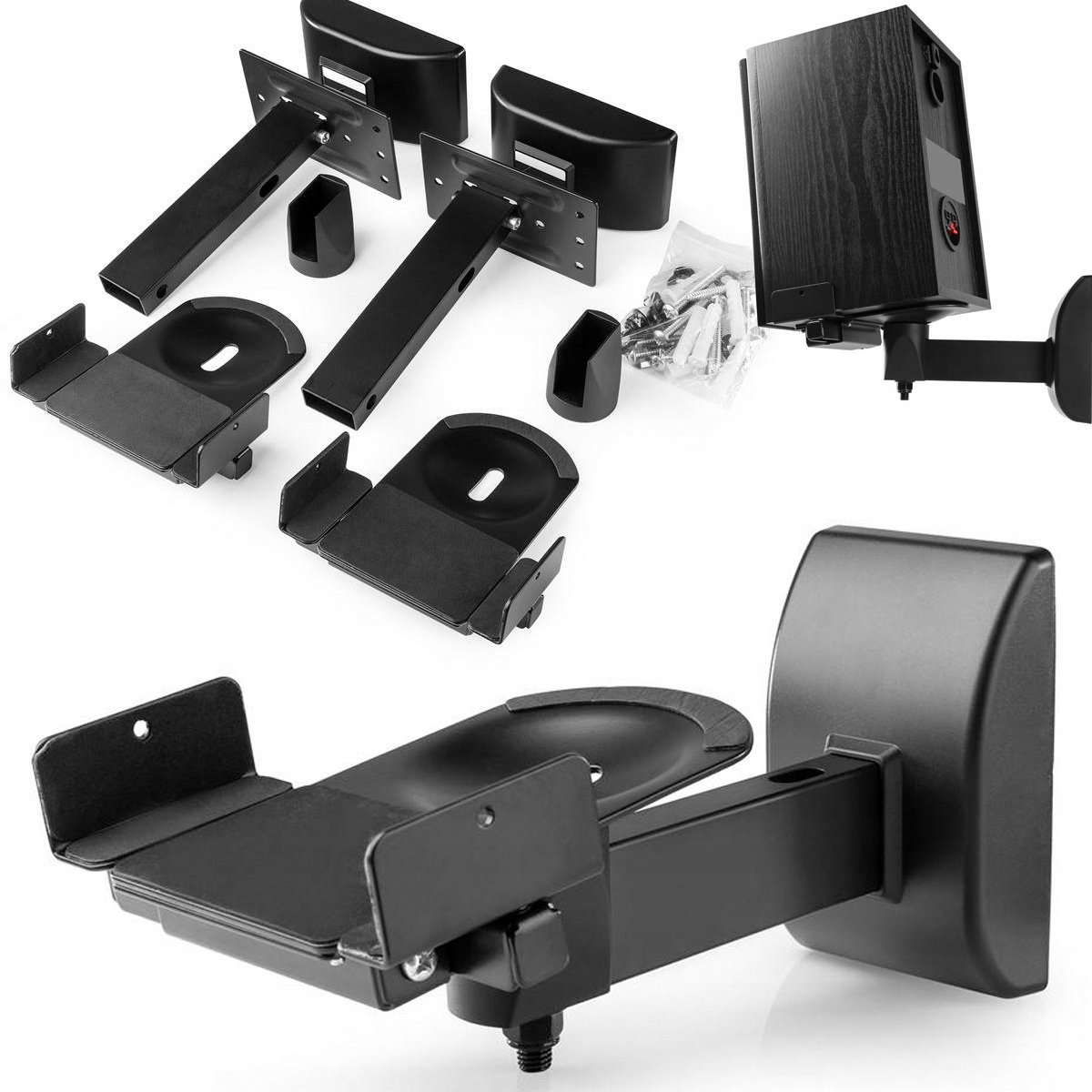 Norstone Bookshelves Wall Mount Nástenné Držiaky Pre Reproduktory Kolumn Para