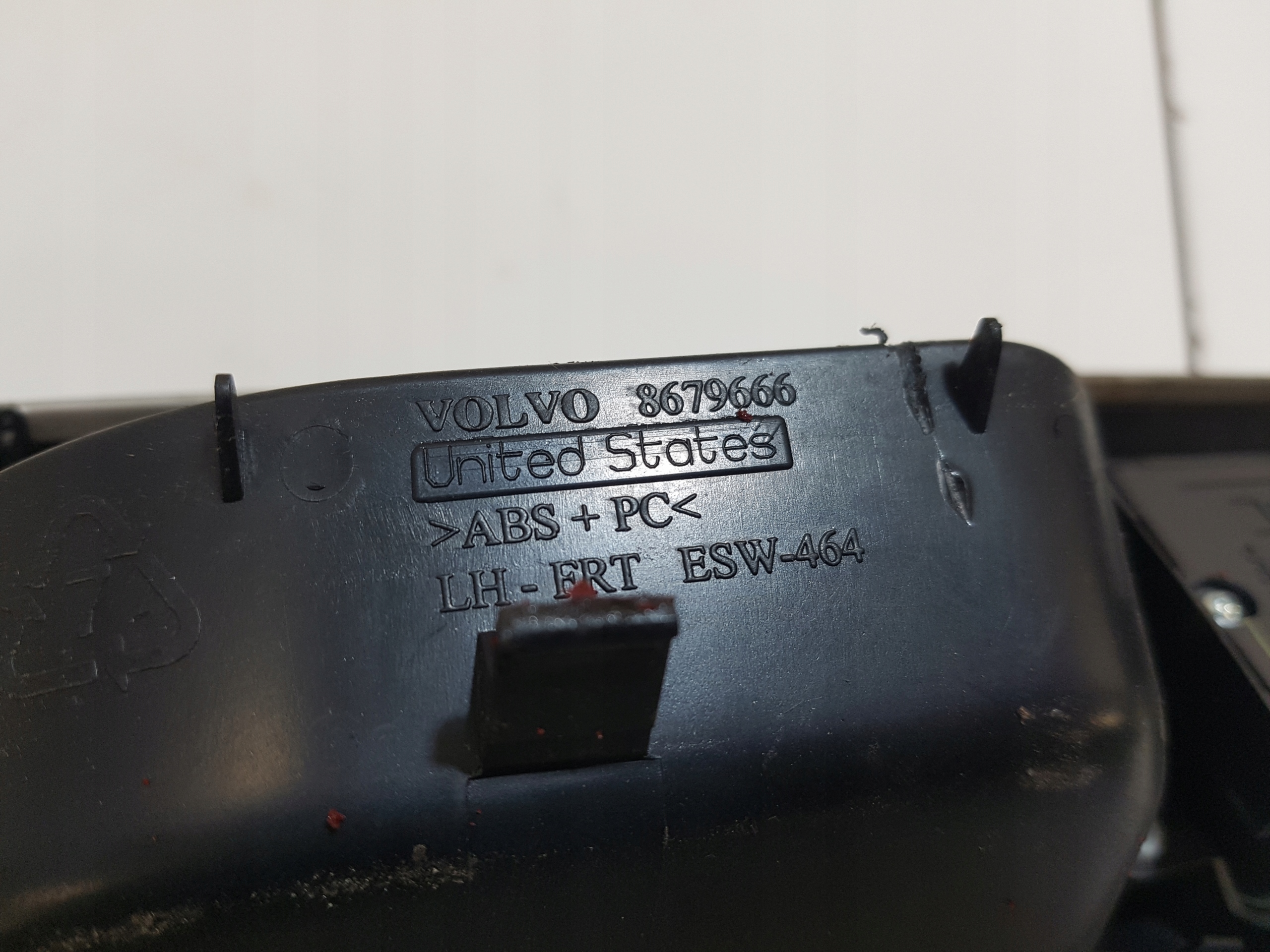control panel of the window driver´s VOLVO V50 30658444 8679666
