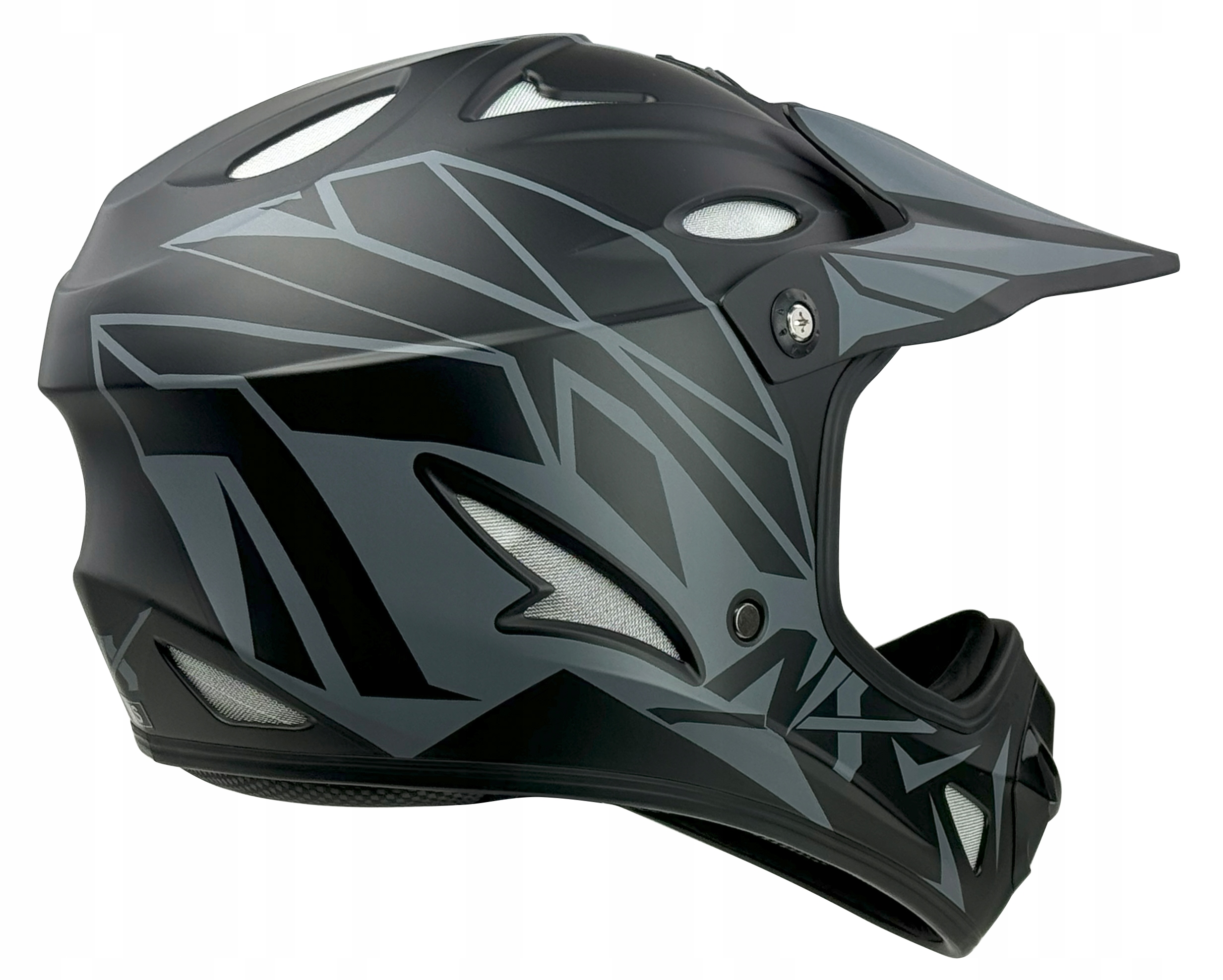 KASK ROWEROWY DOWNHILL NX EXTREME r.L | FREE RIDE|KASK ZJAZDOWY|900g LEKKI Model NX DH EXTREME B/L DOWNHILL KASK ROWEROWY ZJAZDOWY