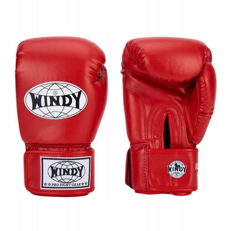 Rękawice Bokserskie Windy Classic Synthetic Leather Czerwony 10OZ