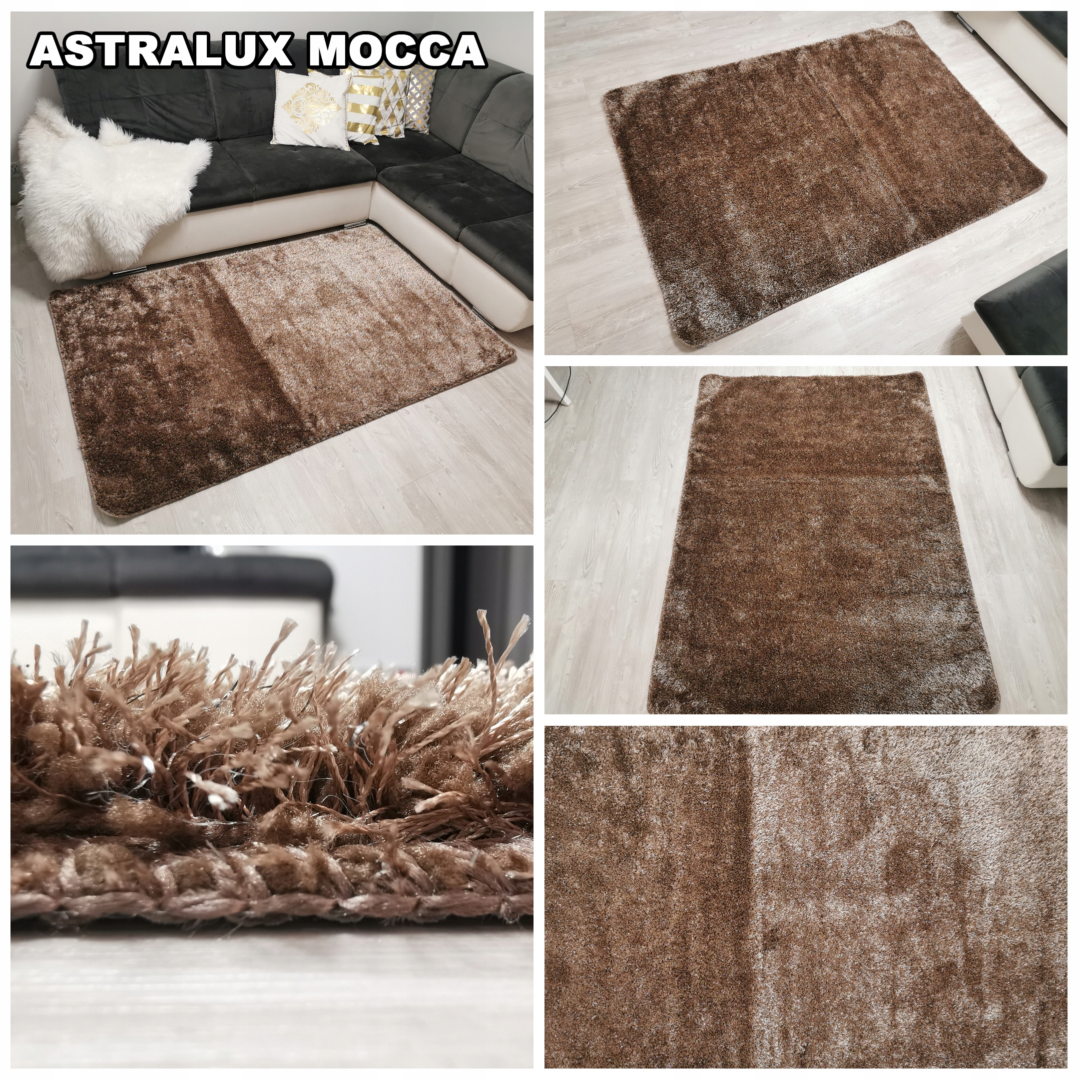 NOWOCZESNY DYWAN SOFT 80x150 MODNY MŁODZIEŻOWY MIX Grubość 25 mm