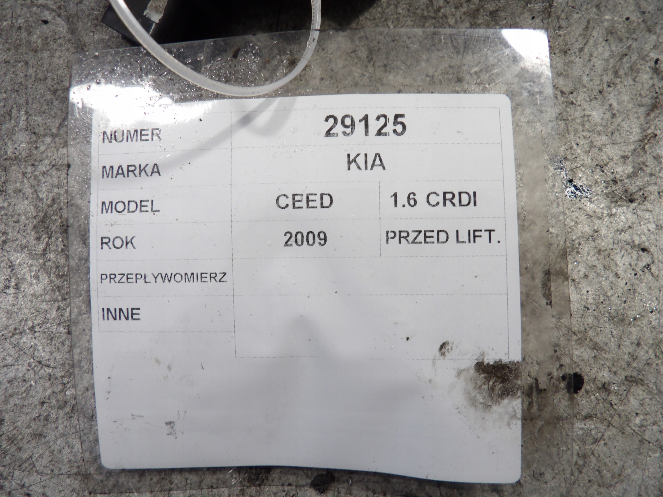 Kia Ceed e Debimetro 281642A401 9220930004
