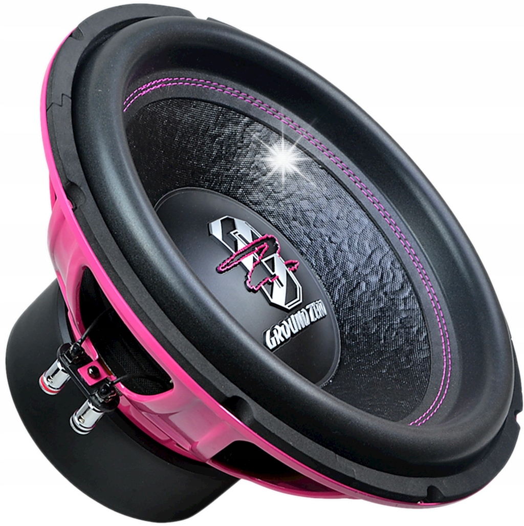 Ground Zero GZIW 12XSPL-D2 PINK Samochodowy głośnik basowy 300mm 1000W SPL