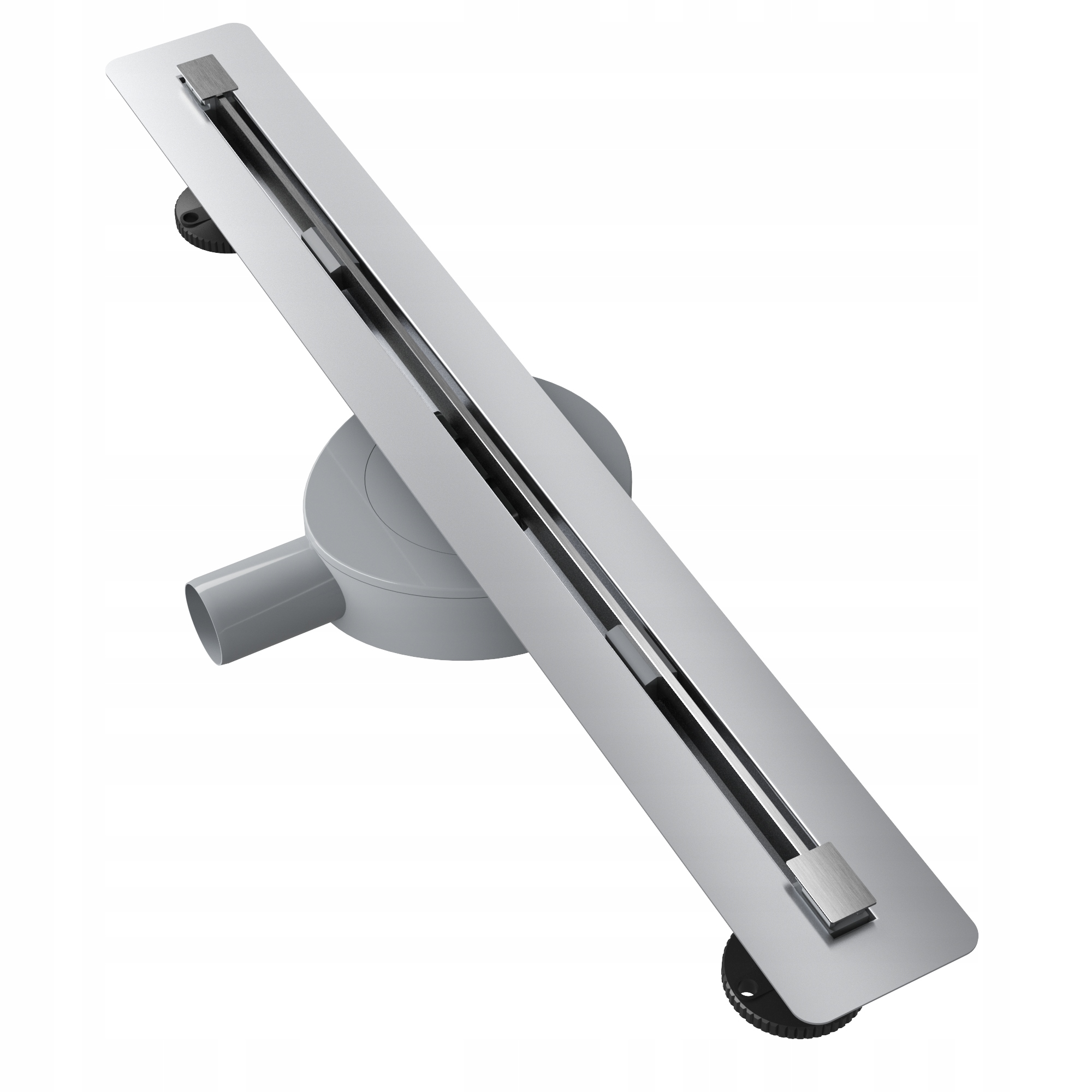 Lineárny Odtok Luno Inox Pod Dlažbu 60 cm Oceľový Sifón Sprchová Vanička