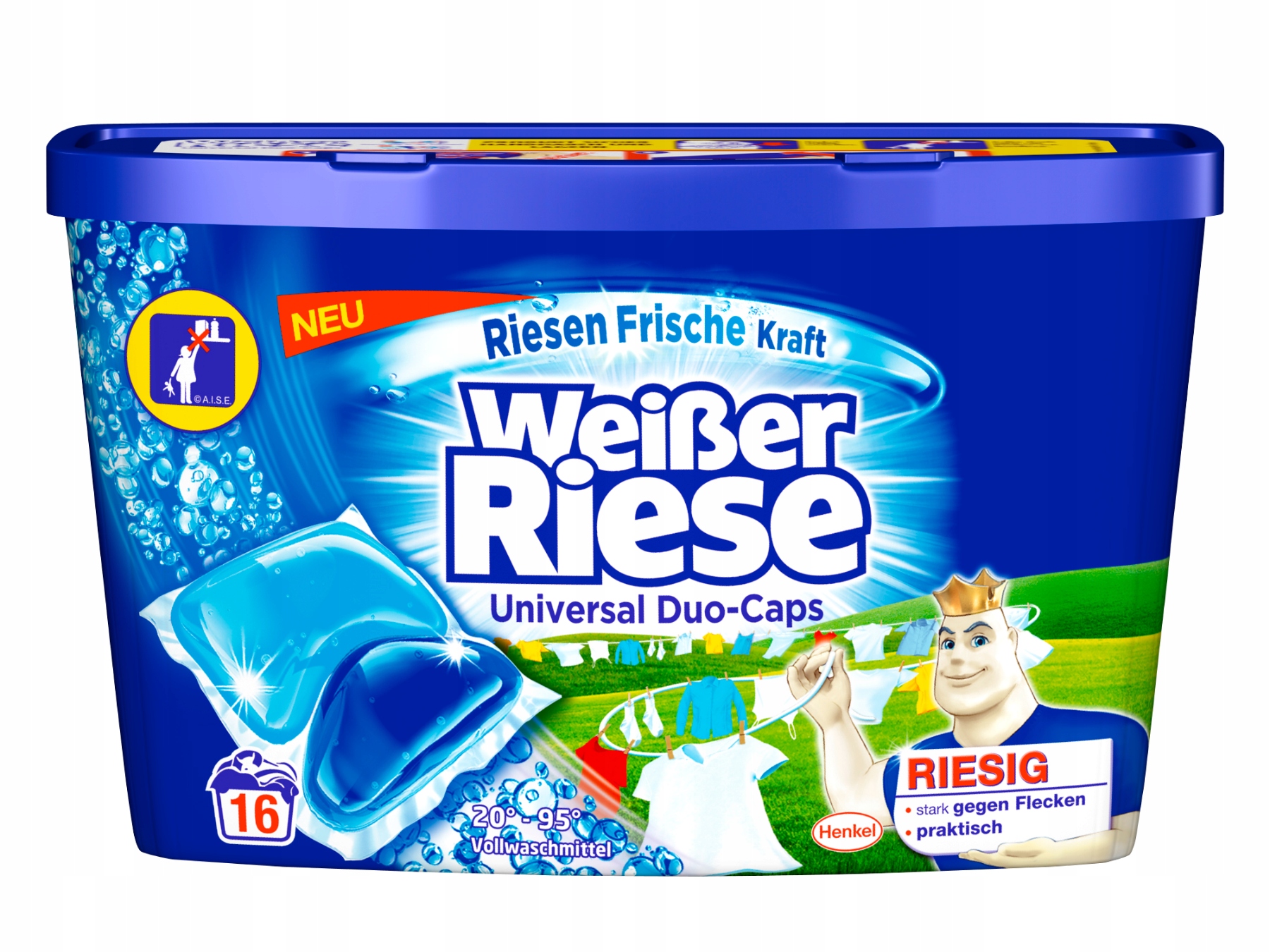 

Weisser Riese Universal kapsułki do prania 16pr De