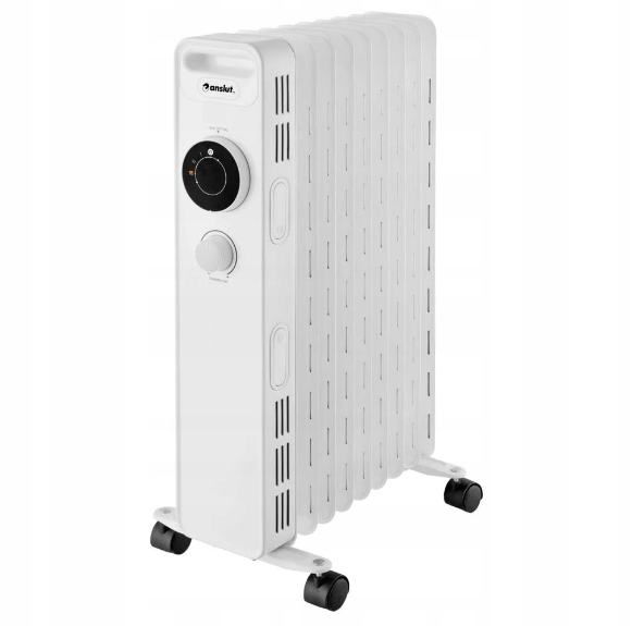 Elektrický Olejový Ohrievač Na Kolesách 230V 2000W