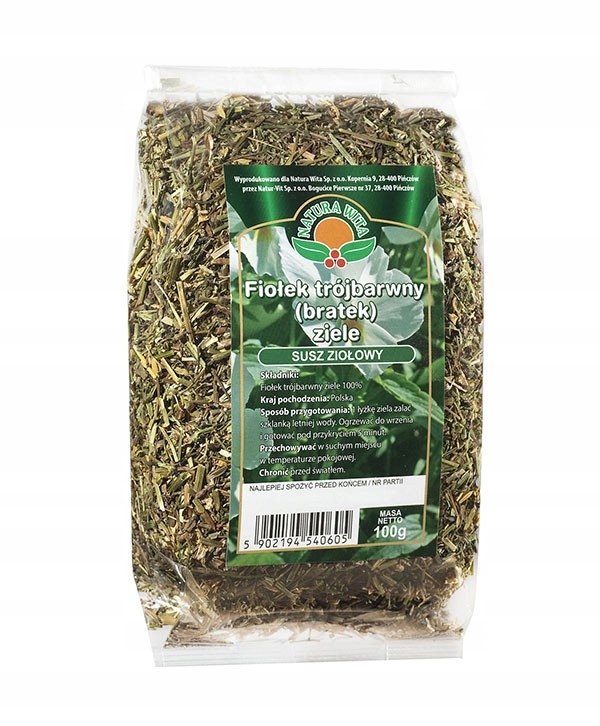 

Fiołek trójbarwny bratek Natura Wita susz 100 g