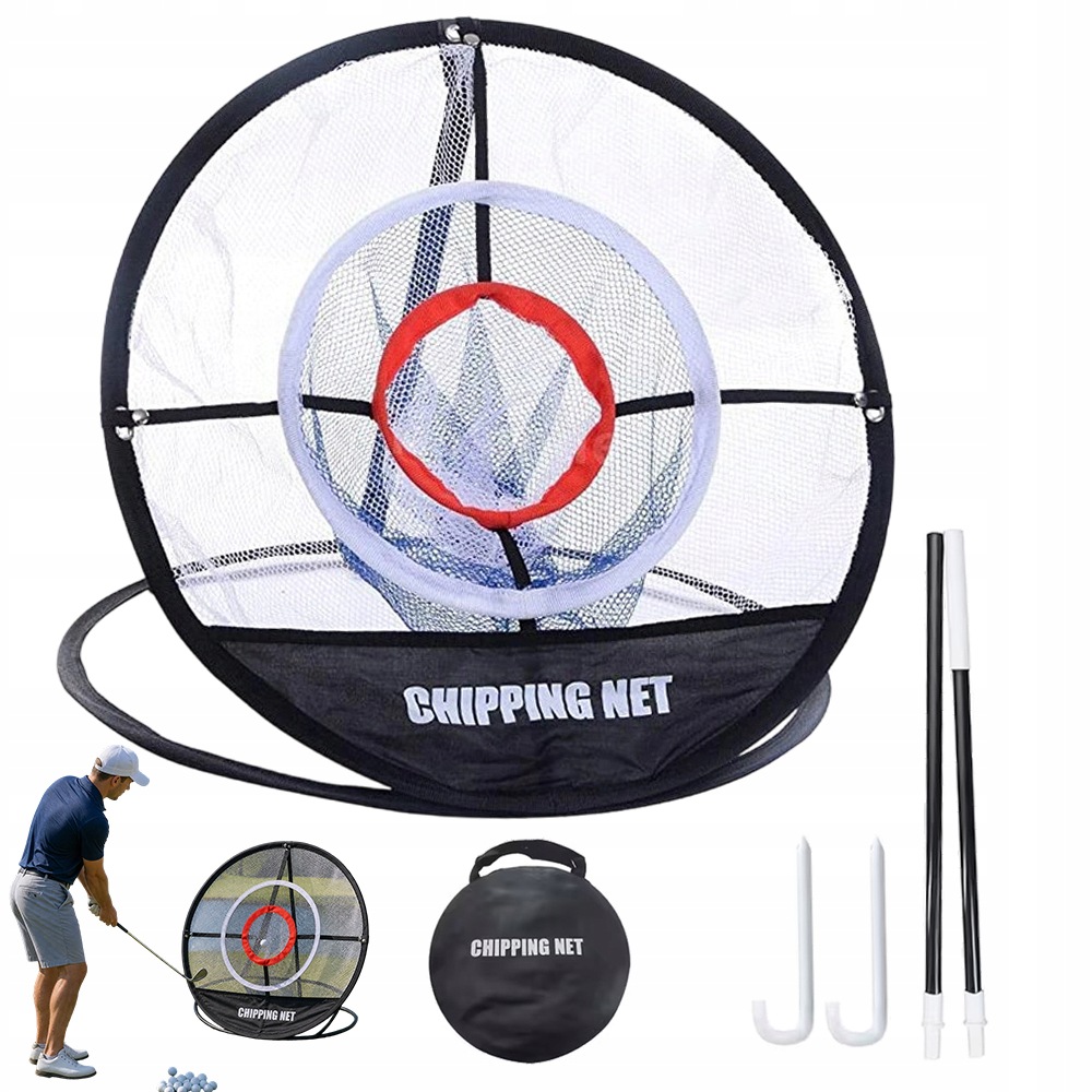 Siatka Treningowa Golfowa Pop Up Nylonowa Do Domu Ogrodu I Na Zewnątrz
