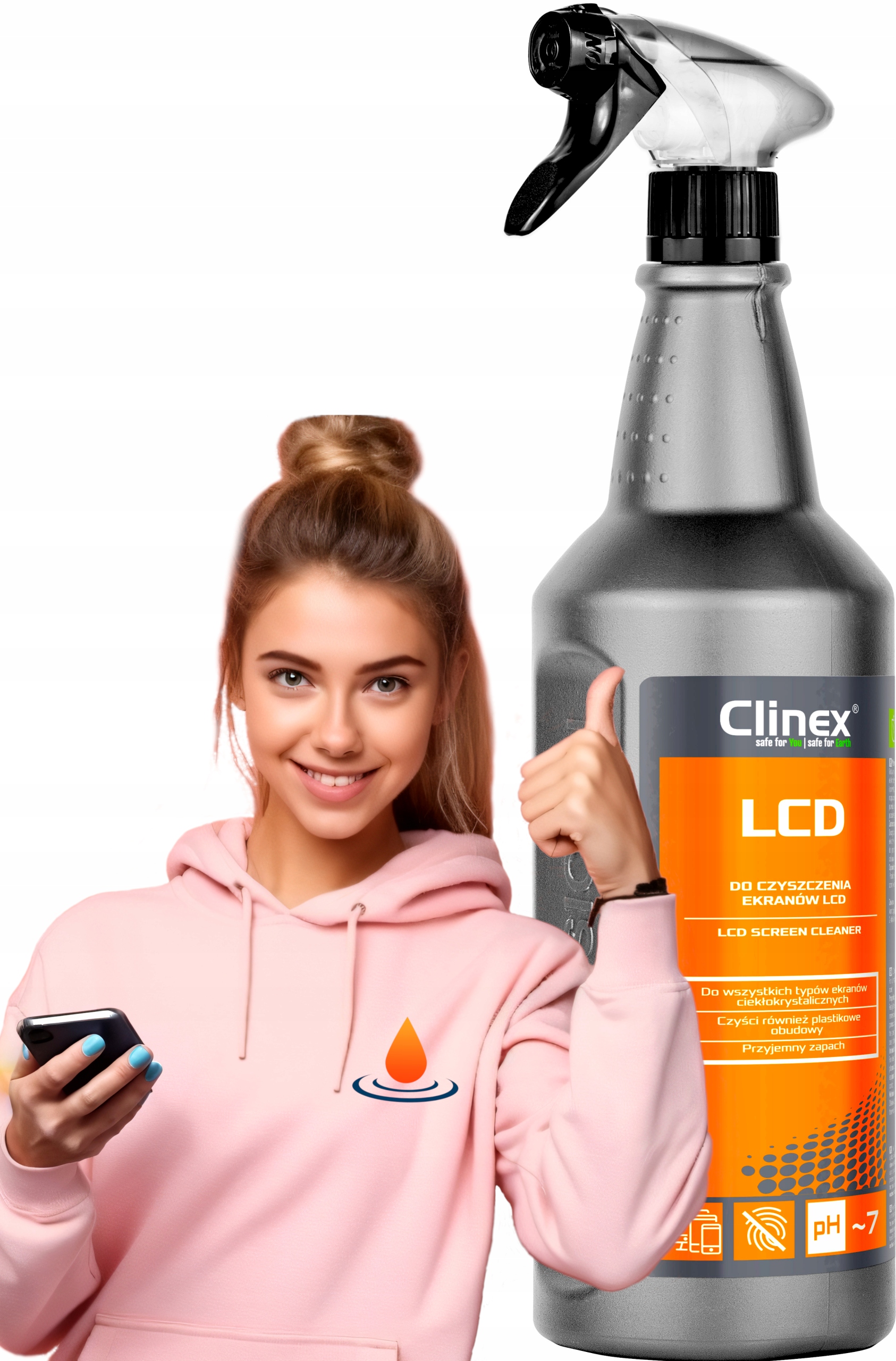 CLINEX LCD Preparat do czyszczenia ekranów 1L