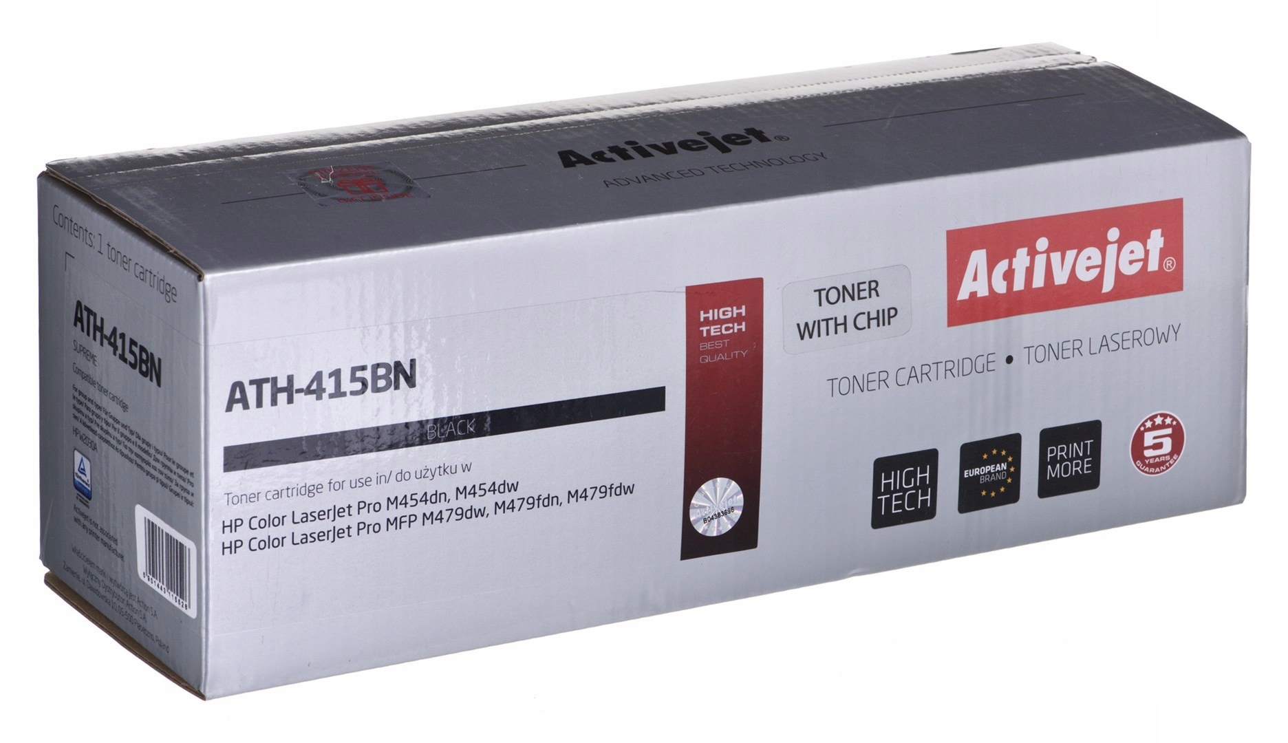 Activejet ATH-415BN Toner (zamiennik Hp 415A W2030A; Supreme; 2400 stron; c