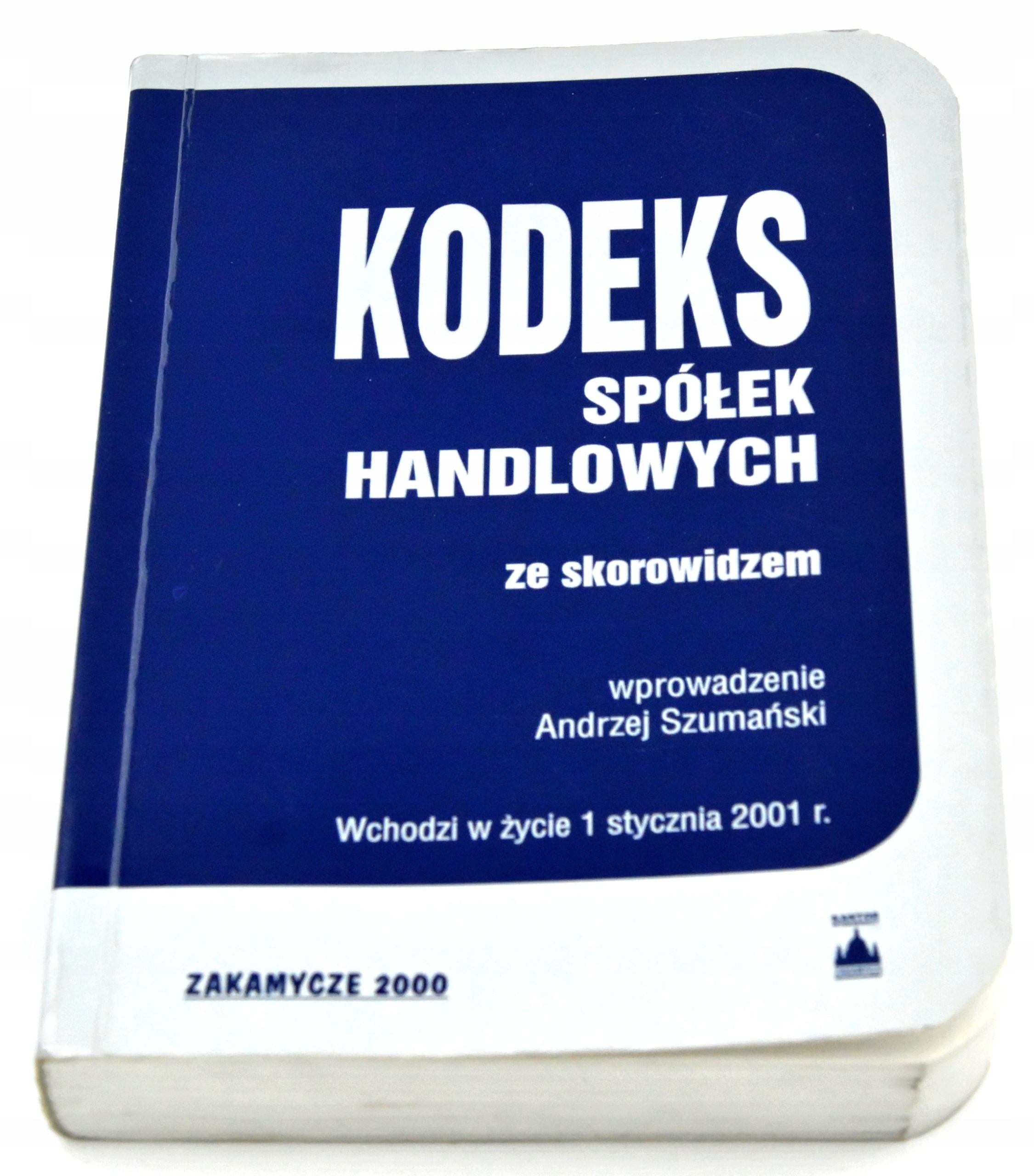 Kodeks spółek handlowych ze skorowidzem Szumański