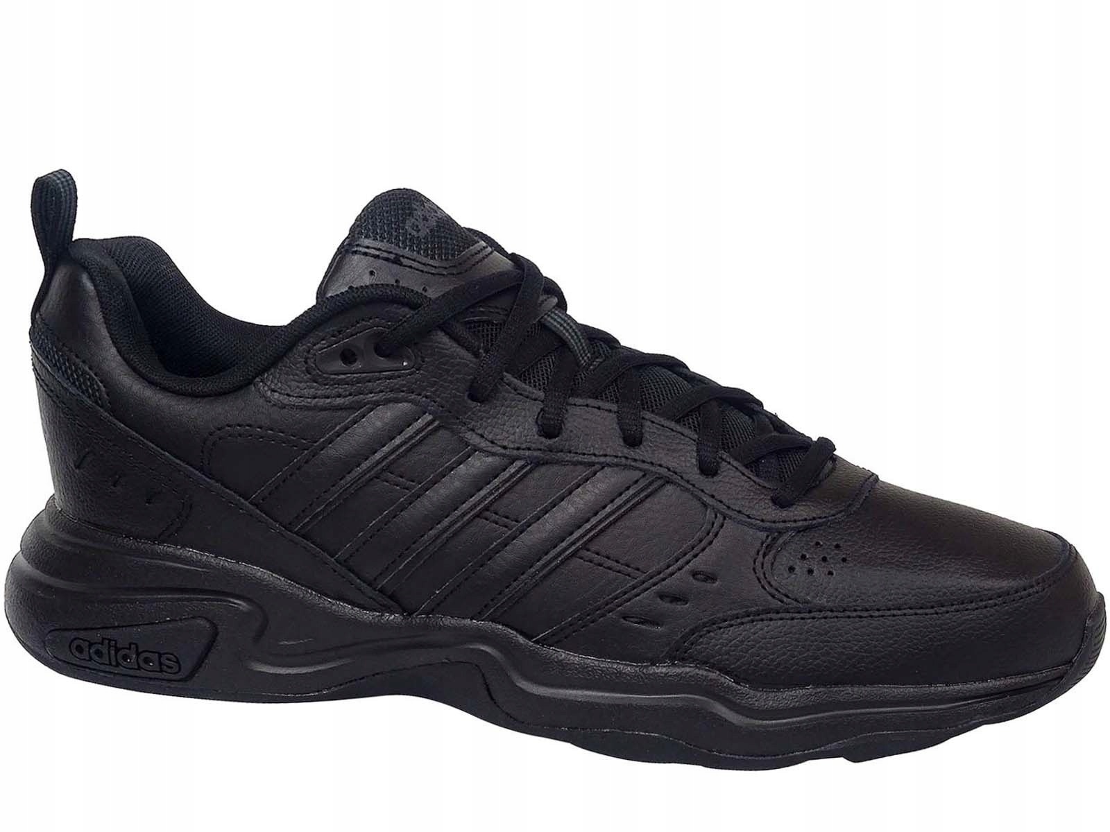 Adidas Strutter EG2656 Buty Męskie Skórzane Czarne Sportowe