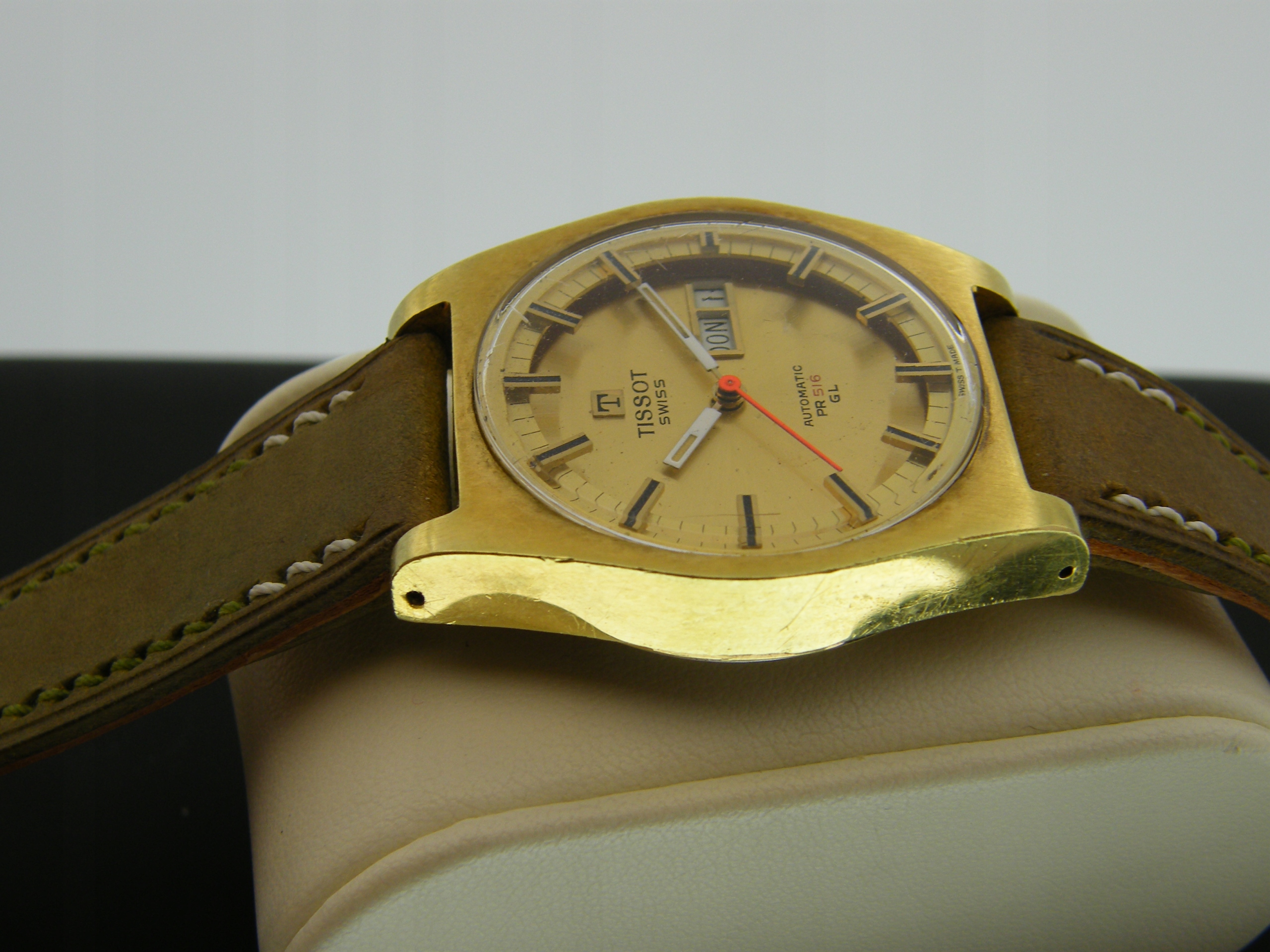 TISSOT PR 516 GL 自動巻き腕時計　可動品 ティソ シースター PR516 GL ステンレス 自動巻き 1960年代製