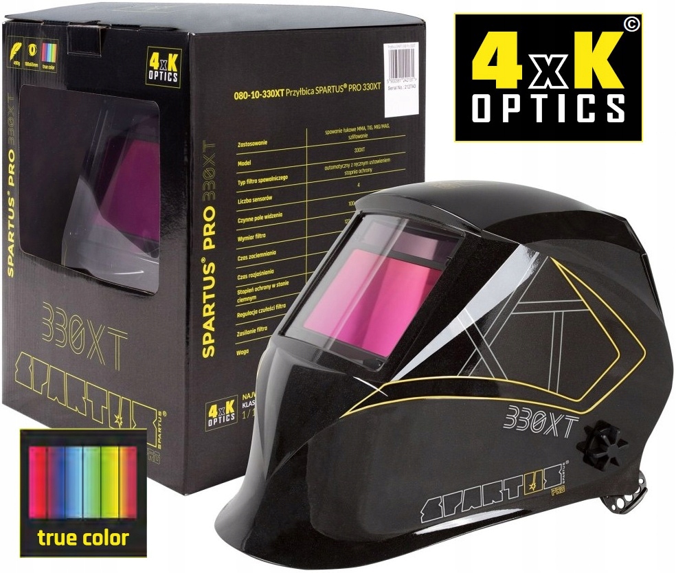 PRZYŁBICA MASKA SPAWALNICZA SPARTUS 330 XT PRO TC