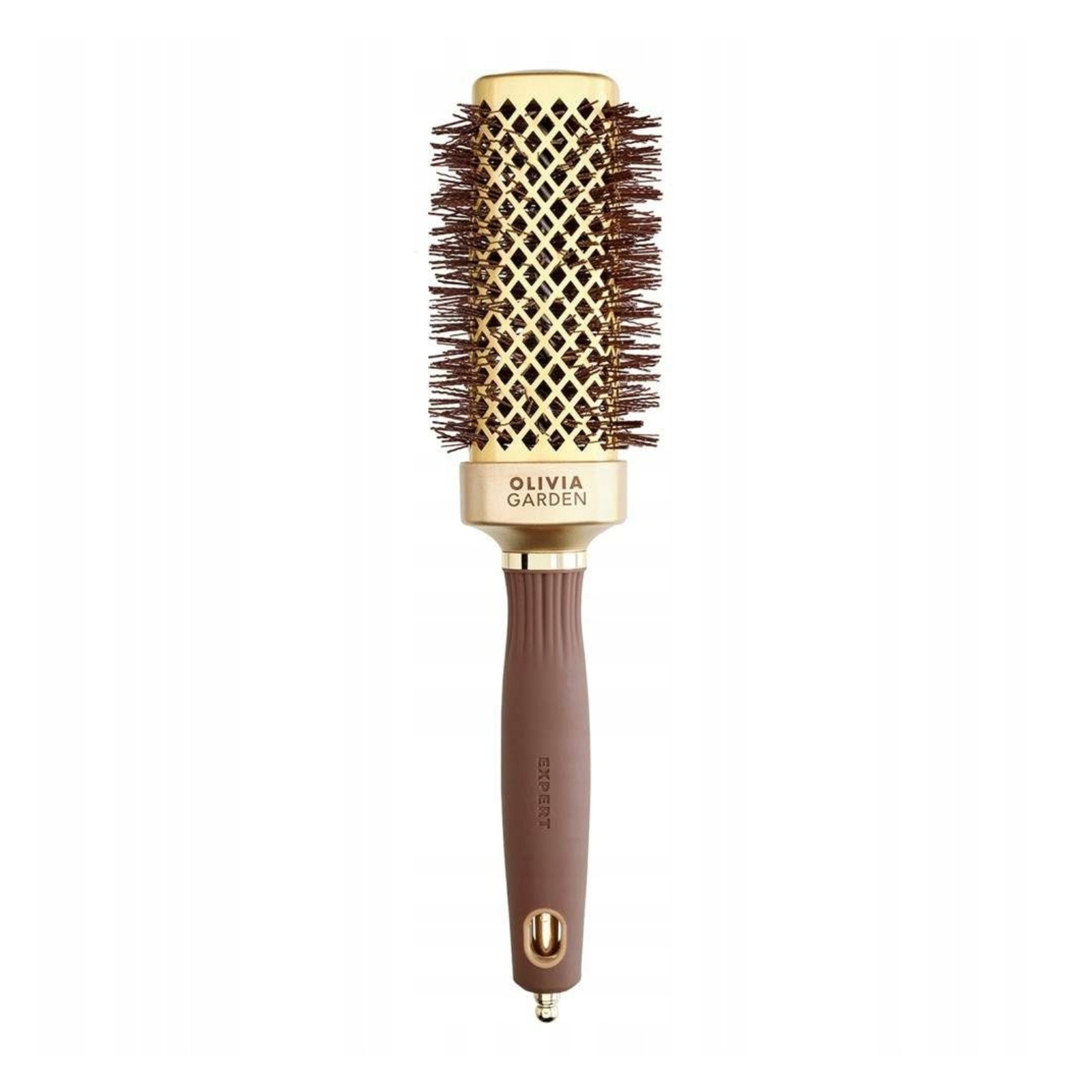 Olivia Garden Expert Blowout Straight Way Bristle Gold&brown 40 kartáč