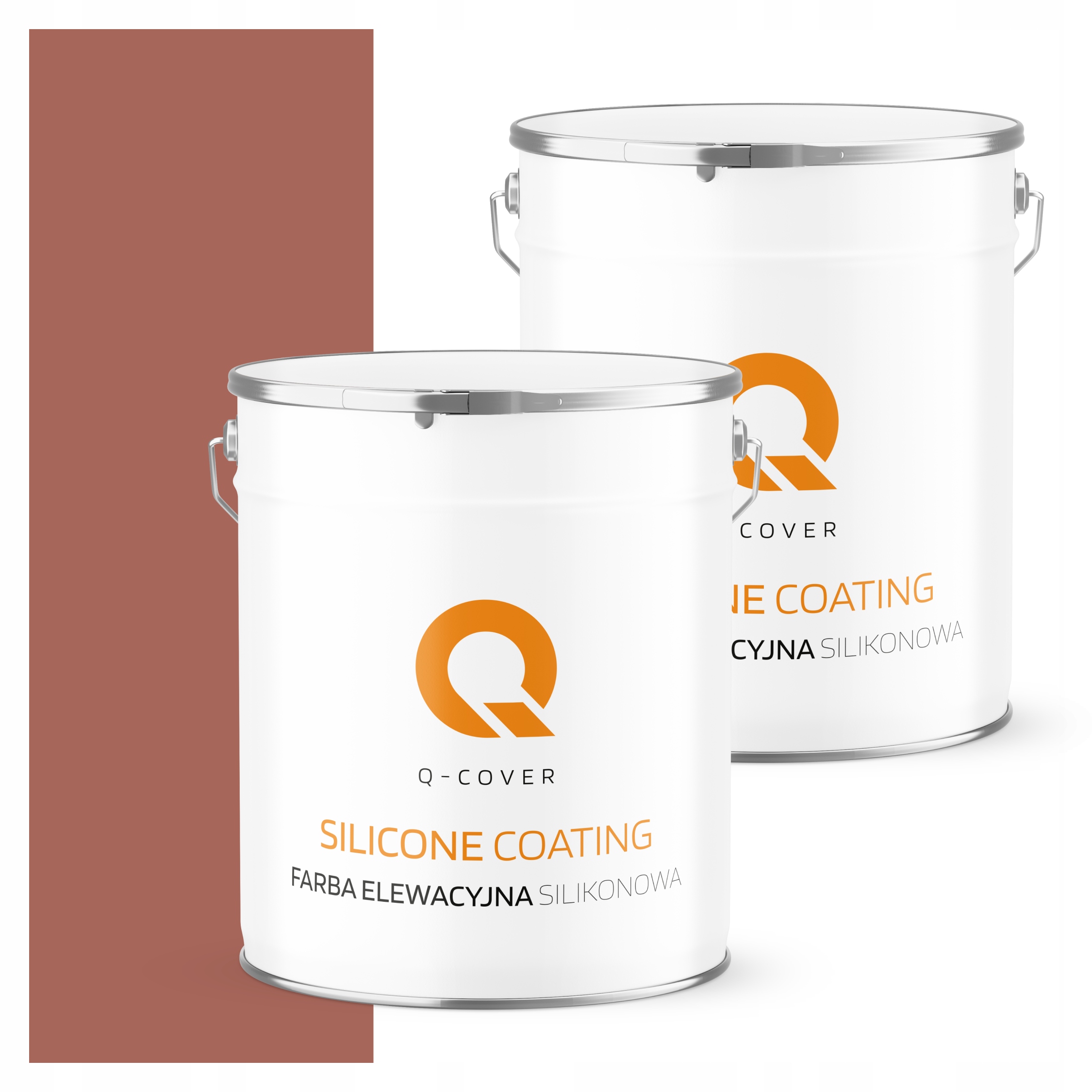 Fasádna farba Fasádová 5L Silikónová Uv Farba Tehlová