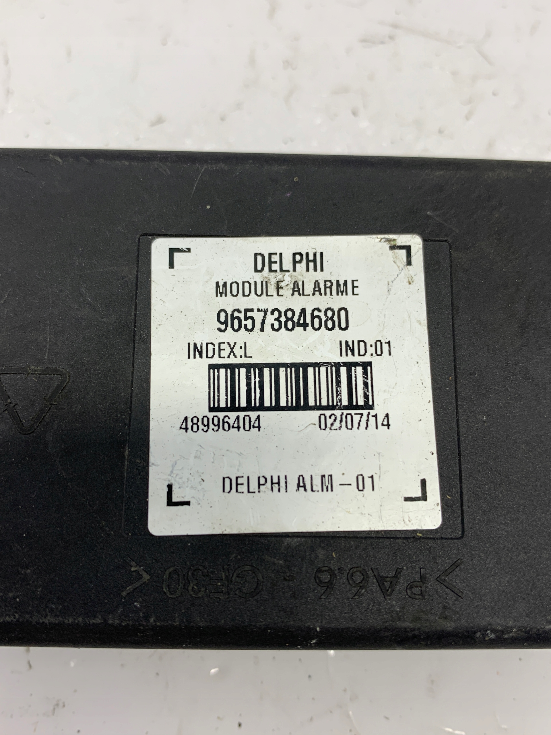 module alarm module control unit 9657384680 CITROEN PEUGEOT