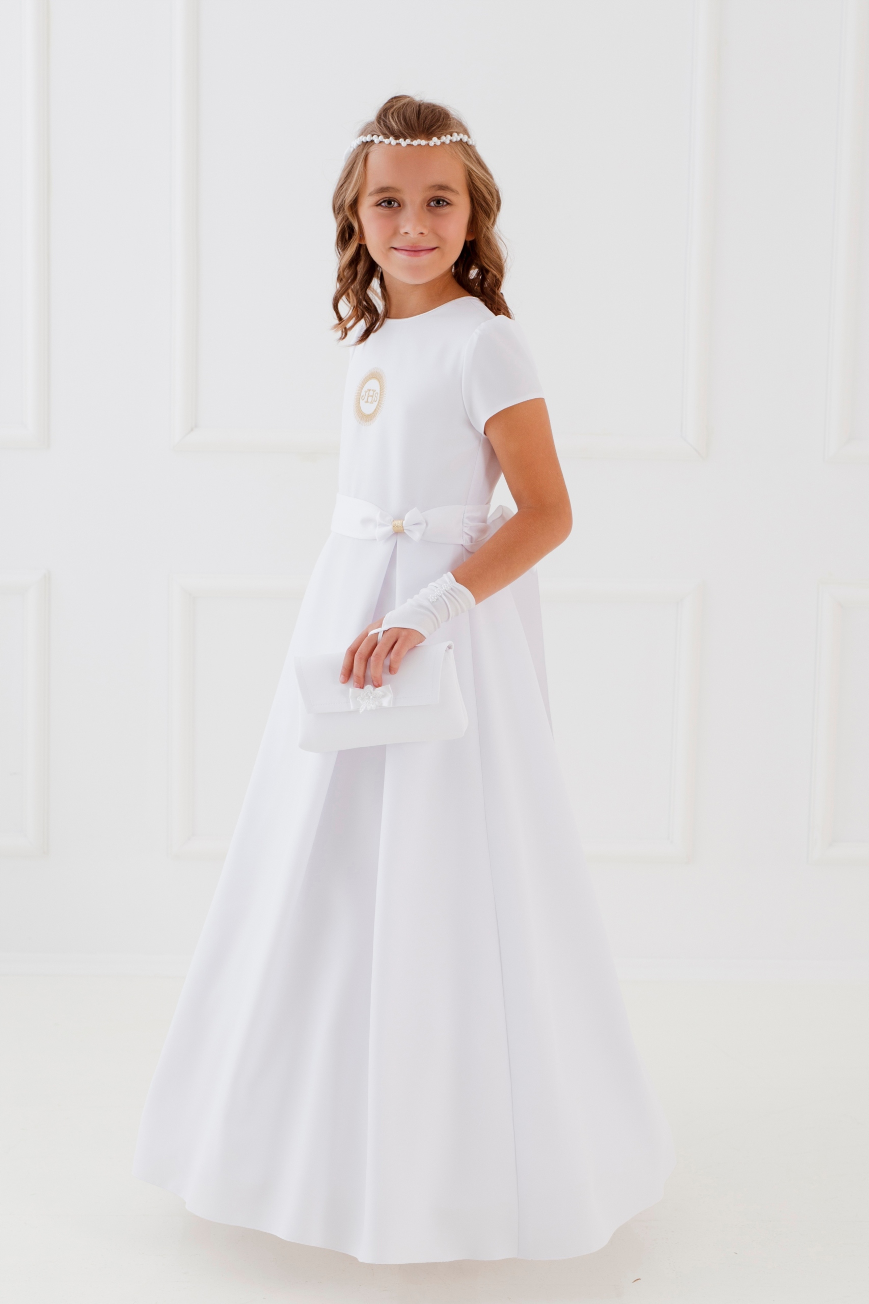 ALBA SUKIENKA KOMUNIJNA MILENA SZYTA NA MIARĘ Rozmiar 140