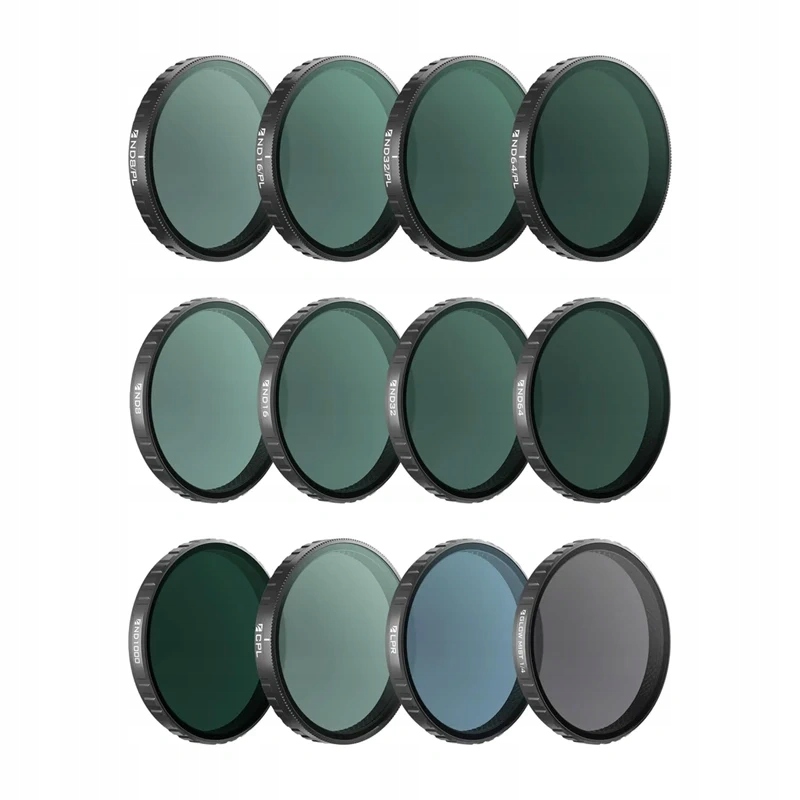 Freewell Sada filtrů pro Osmo Action 6 – Kit – balíček 12 ks