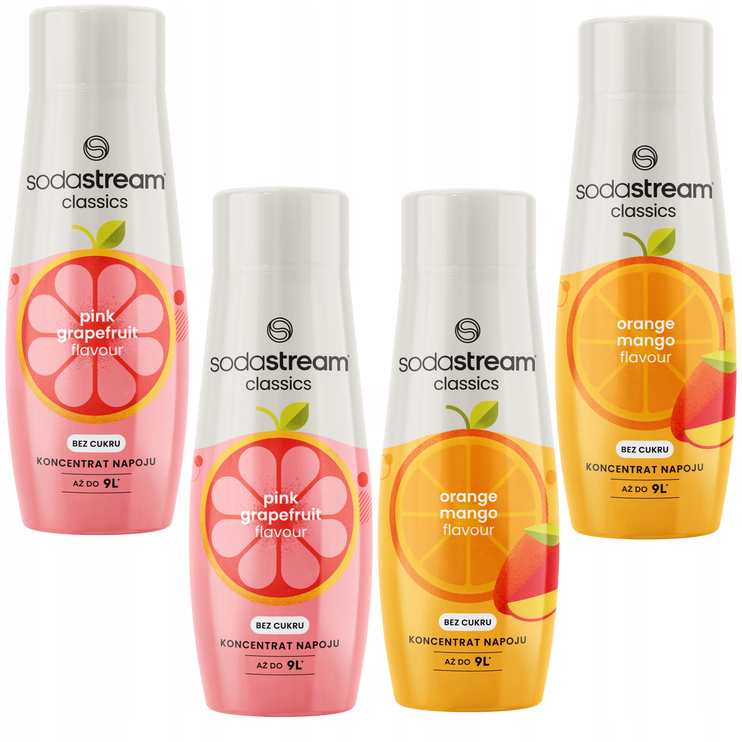 Levně Sodastream Sada 4 koncentrátů 2 příchutě po 2 sirupech
