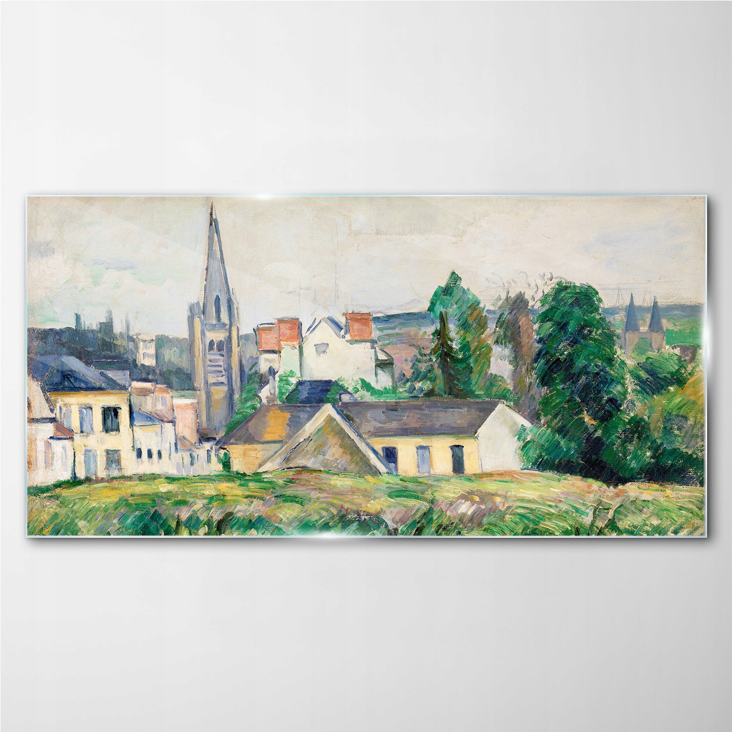 

Obraz do salonu Dziedziniec miasto zieleń 100x50