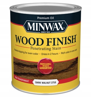 Bejca olejna do drewna szybkoschnąca Minwax Wood Finish 946ml Ciemny Orzech