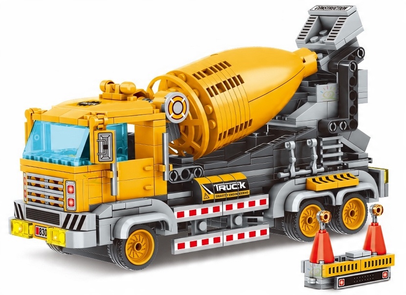 

Klocki Jak Lego Betoniarka Wywrotka Duża Maszyna