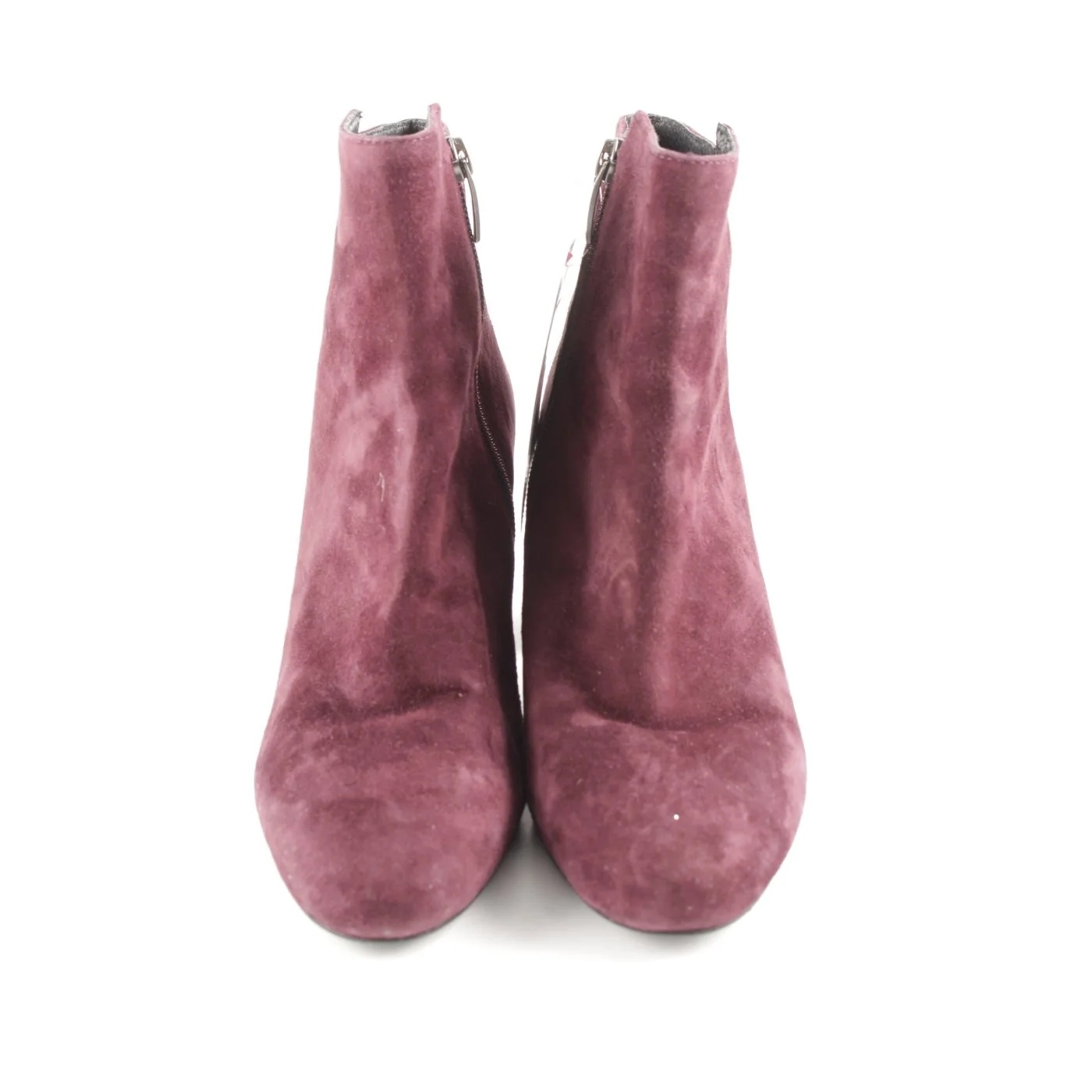 MINT VELVET Rozm. EU 37 czerwony Peep Toe Booties Nosek brak noska