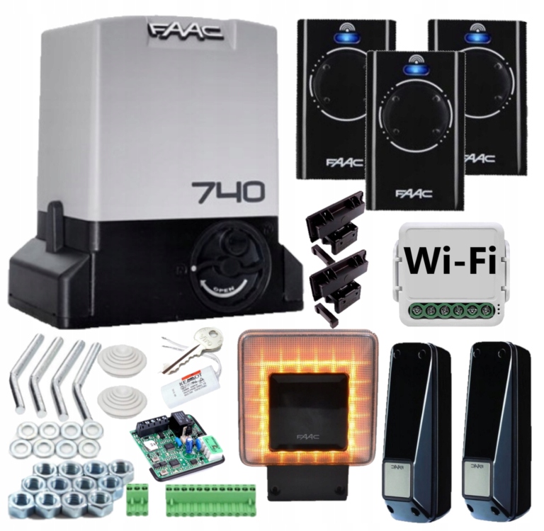 Zestaw napęd siłownik FAAC 740 DELTA 2