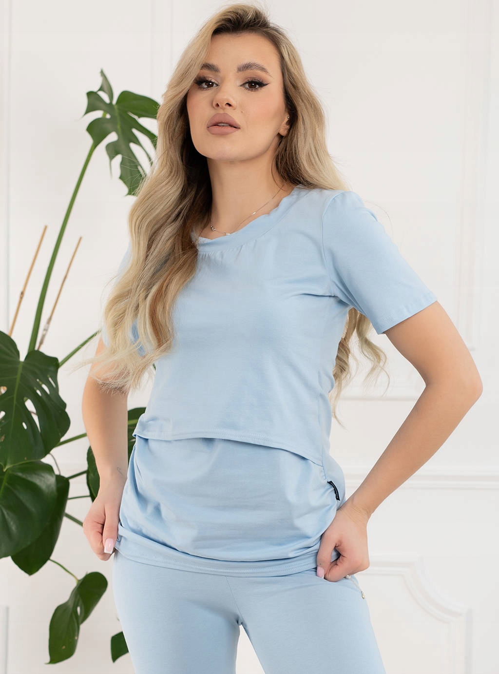 FORMOMMY BLUZKA CIĄŻOWA DO KARMIENIA T-SHIRT 5XL Fason dopasowany