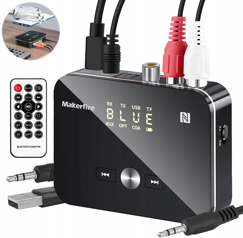 2 w 1 NFC Adapter Bluetooth Ugreen Wielofunkcyjne Kod producenta 0784DZAA